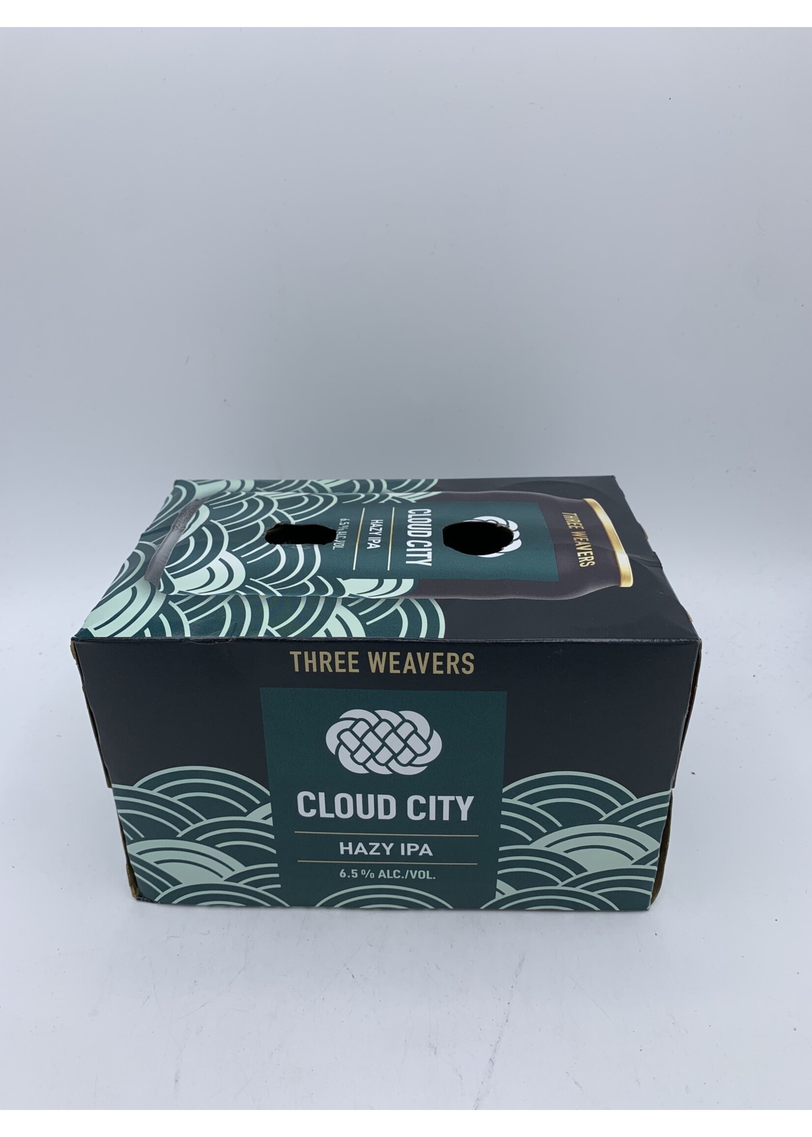 Three Weavers cloudy city hazy ipa 6.5% abv 6pk-12oz can