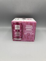Juneshine spirits passion fruit vodka soda 8% abv 4pk-12oz cans