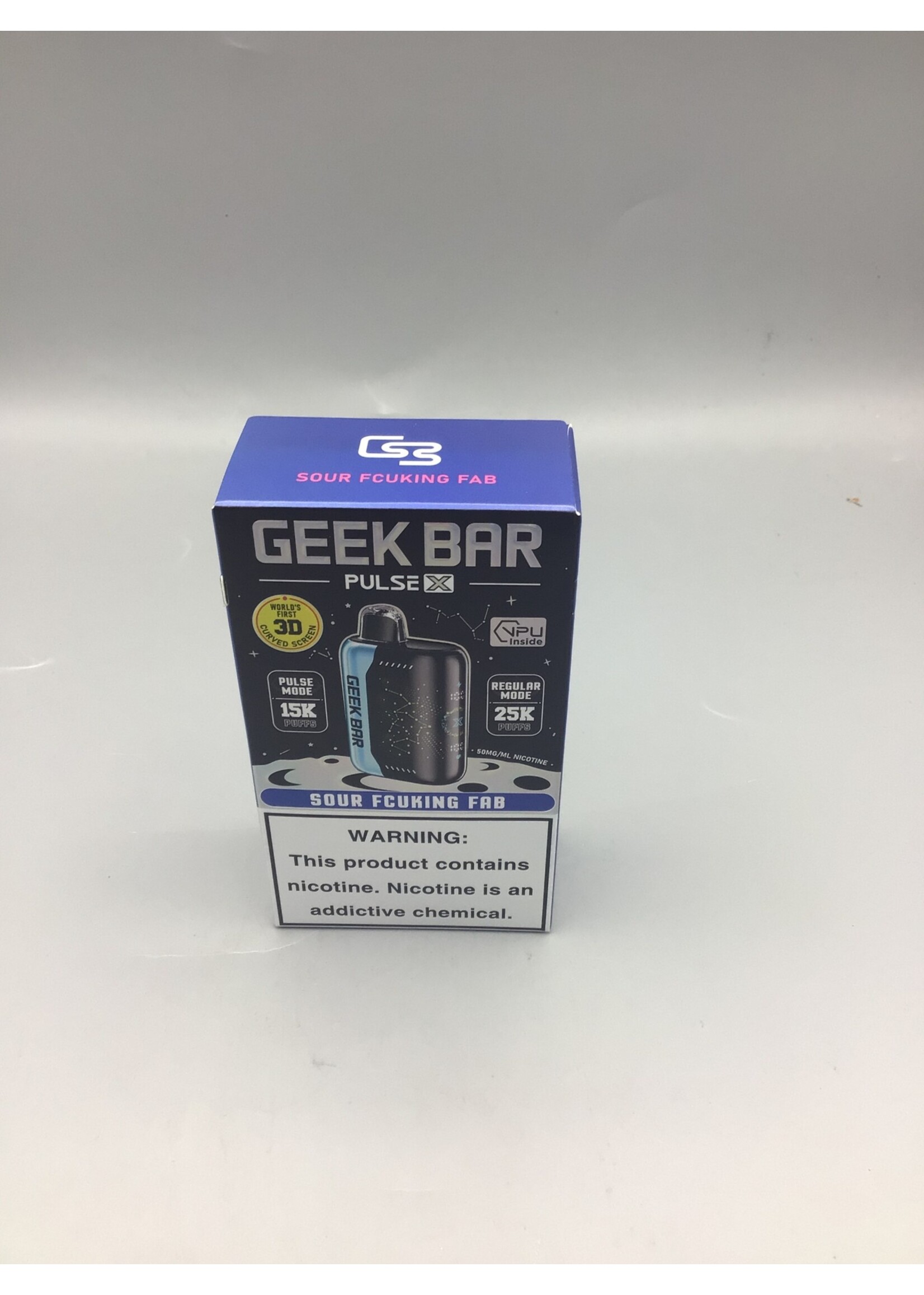 Geek Bar Pulse X  Sour Fucking FAB (25000puff) regular mode (15000) puffs