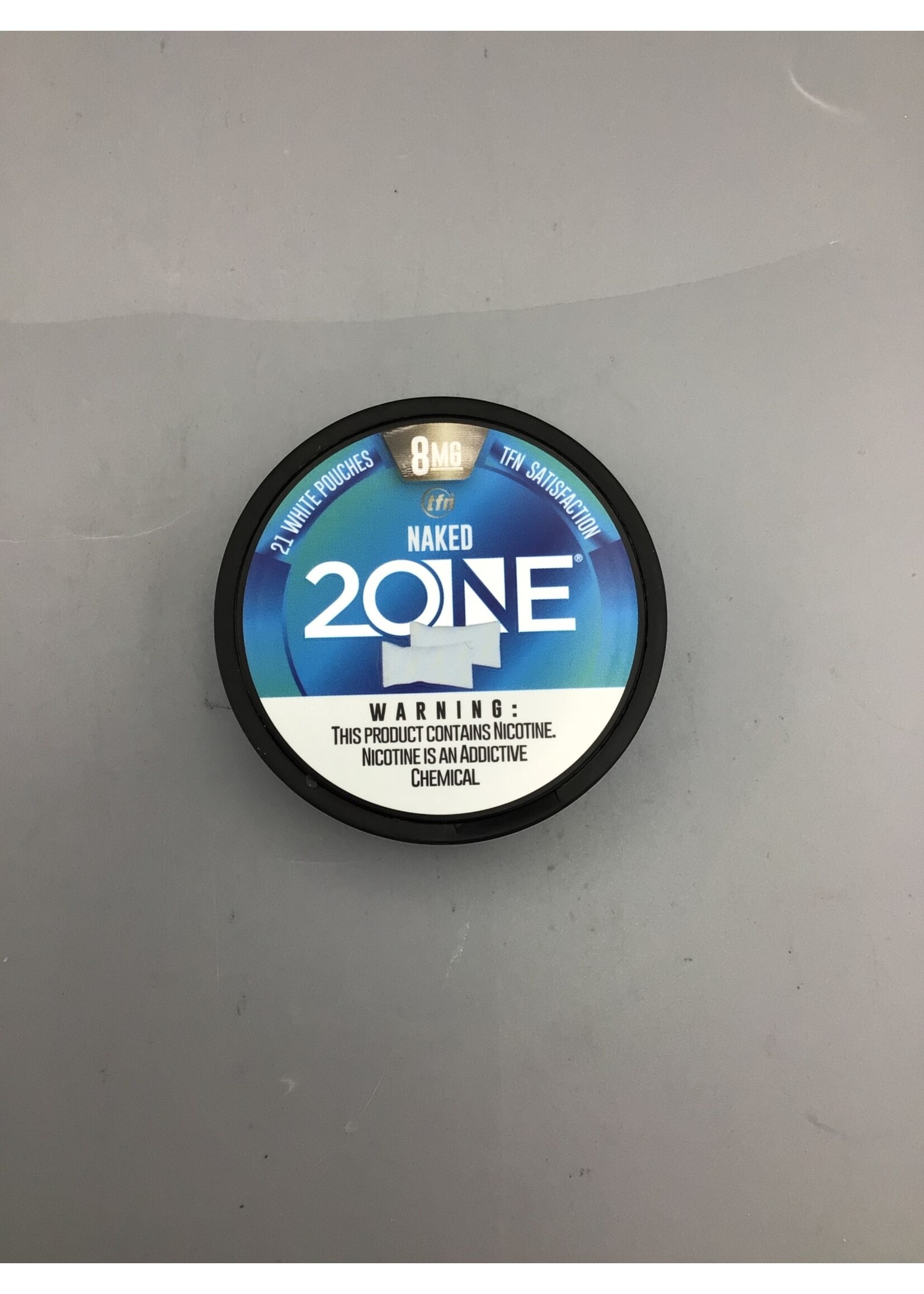 2ONE Naked 8mg  nicotine 21 pouches 0.37 oz  (10.5g) tin