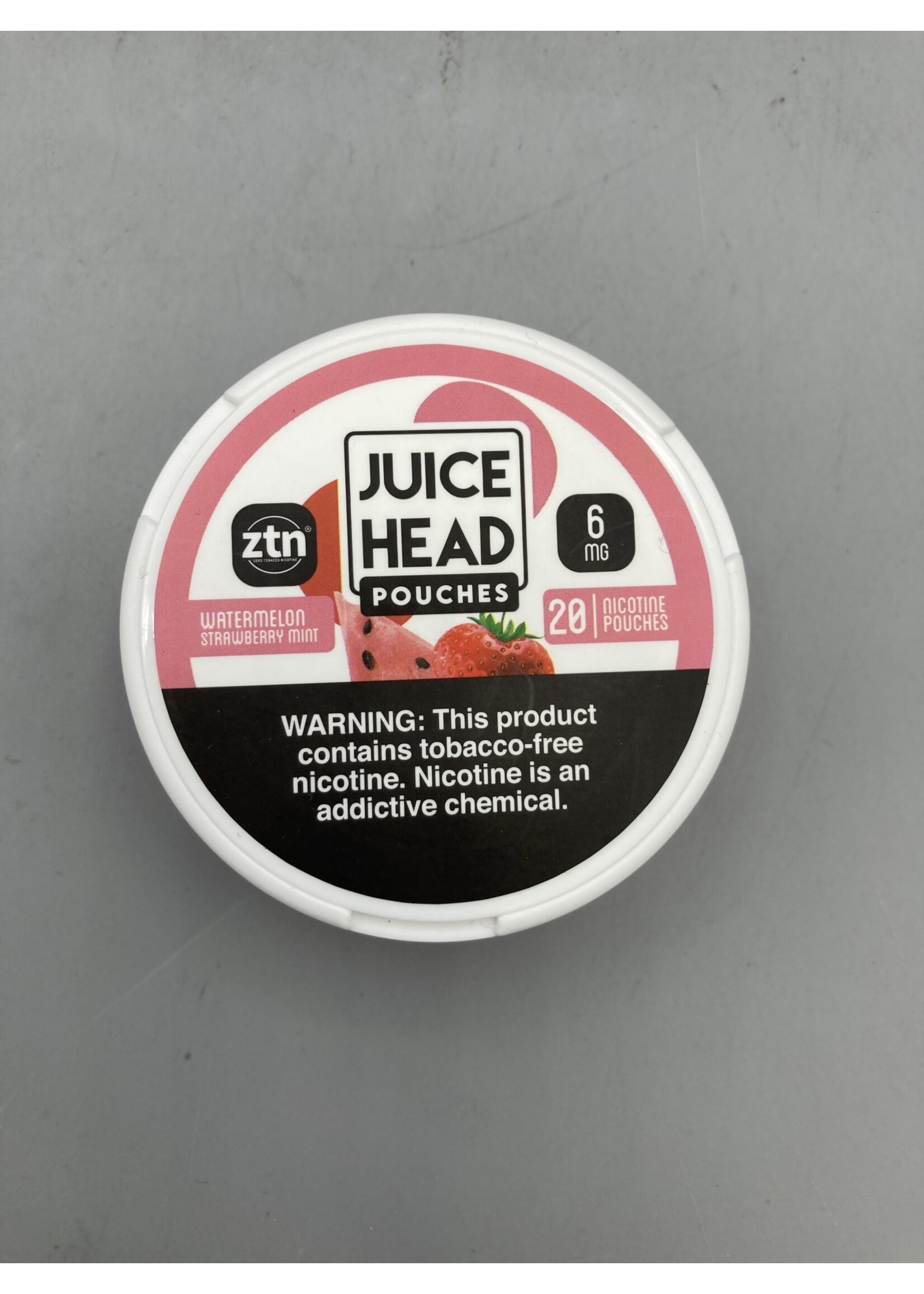 Juice Head Pouches  Watermelon Straw Mint 6mg tin