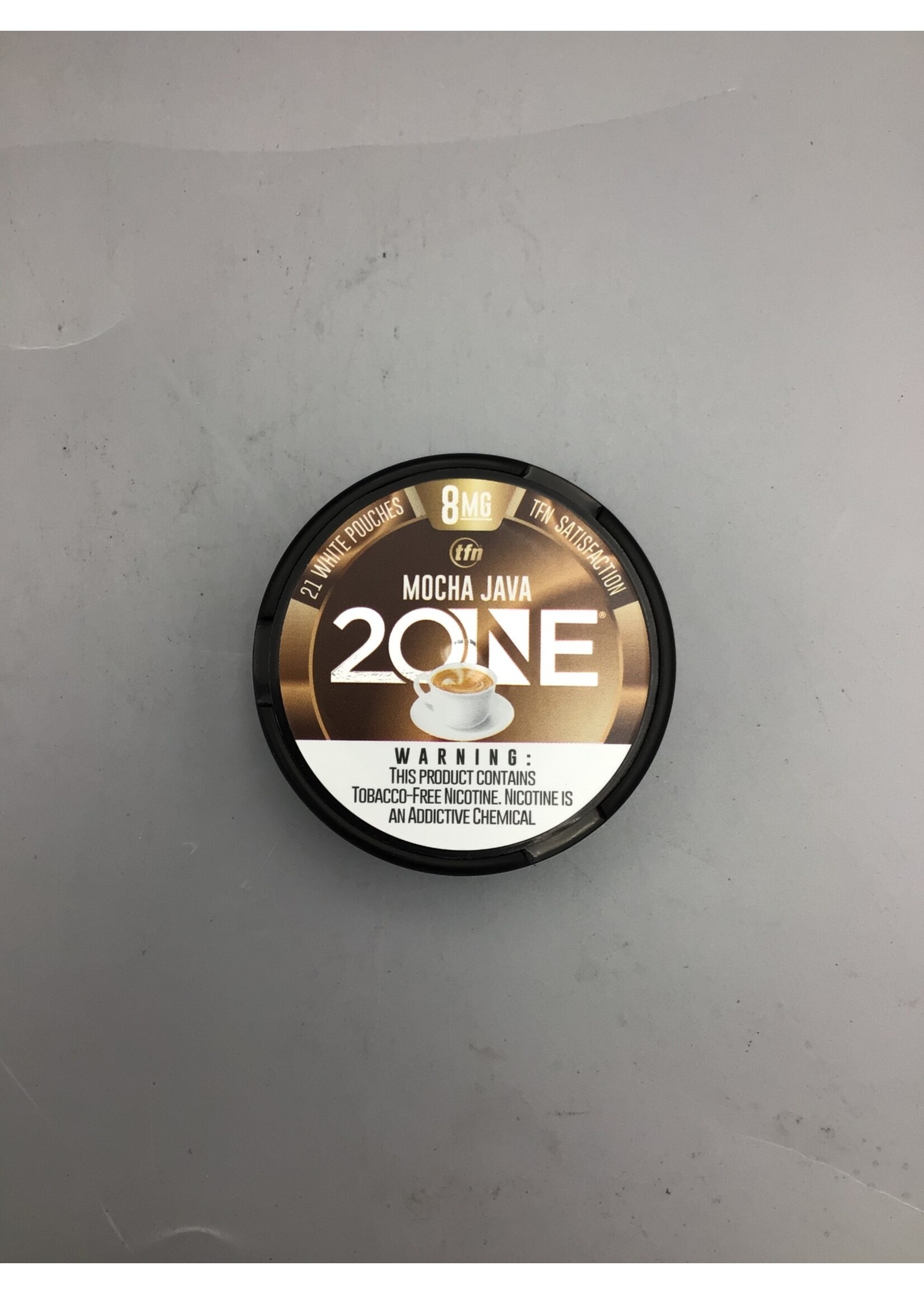 TRULY NICOTINE POUCHE 2ONE Mocha Java 8mg  nicotine 21 pouches 0.37 oz   (10.5g) tin