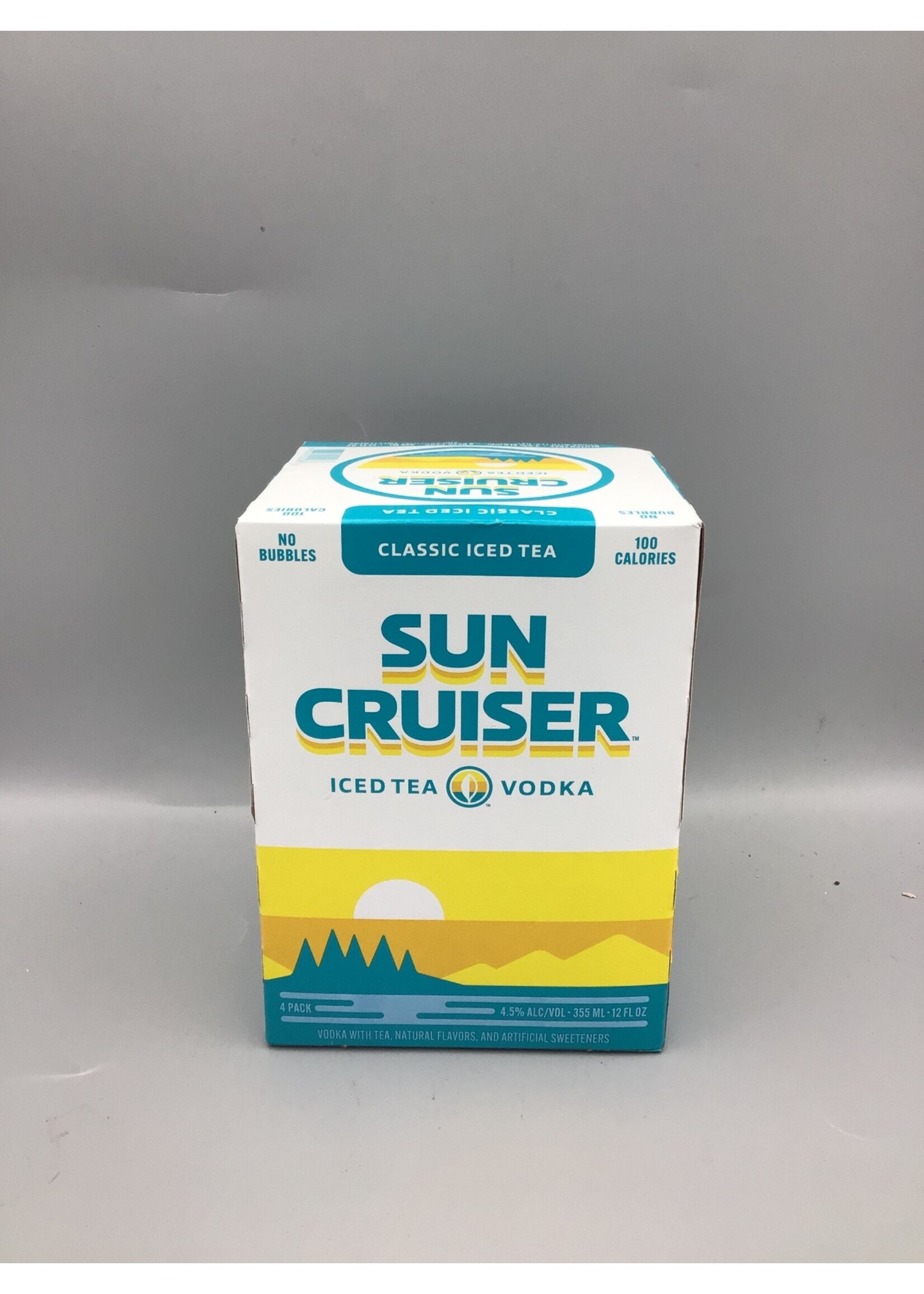 Sun Cruiser Classic Iced Tea Plus Vodka  4.5% abv 4pk-355ml can
