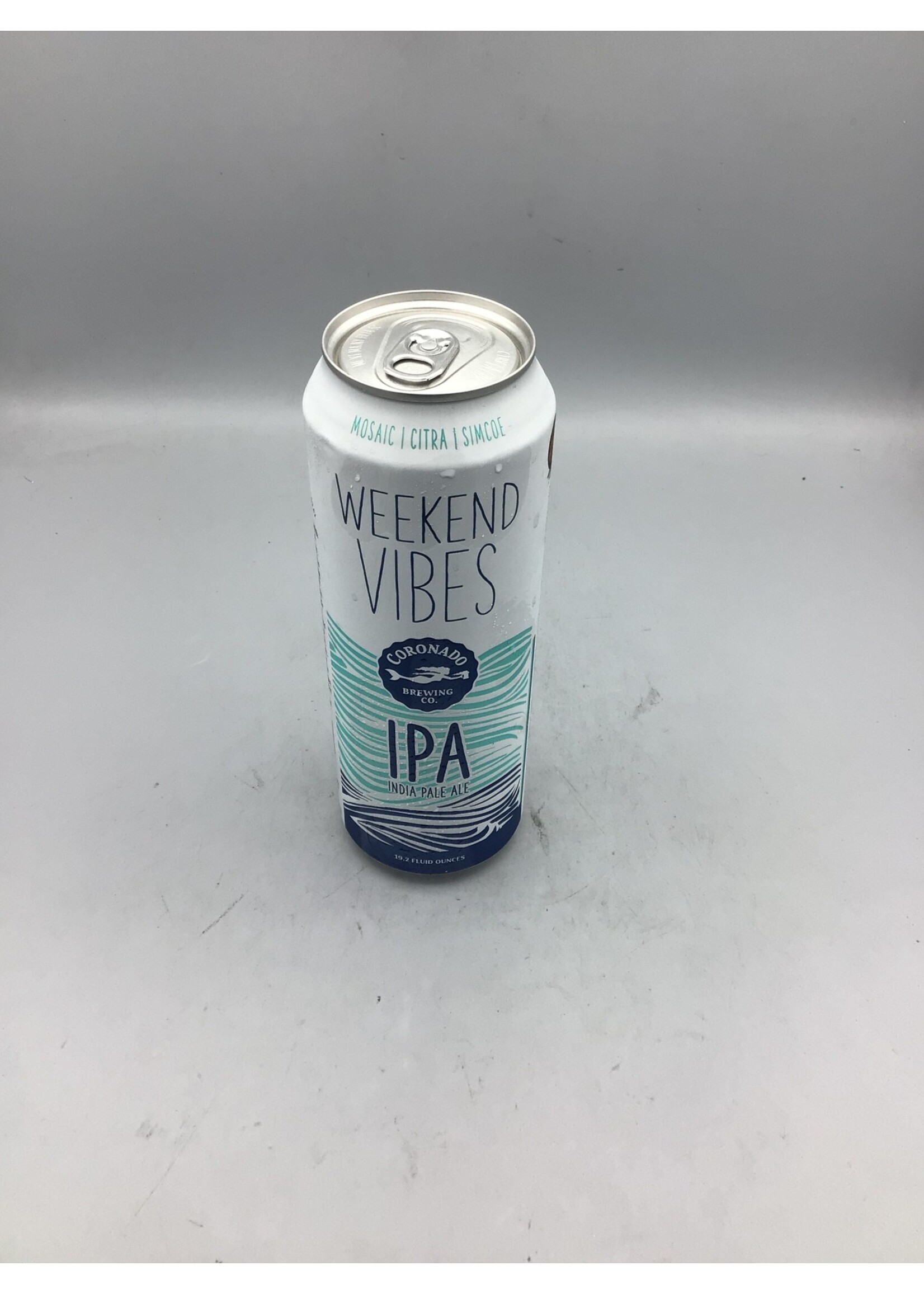 Coronado brew co. weekend vibes ipa 6.8% abv 19.2oz can