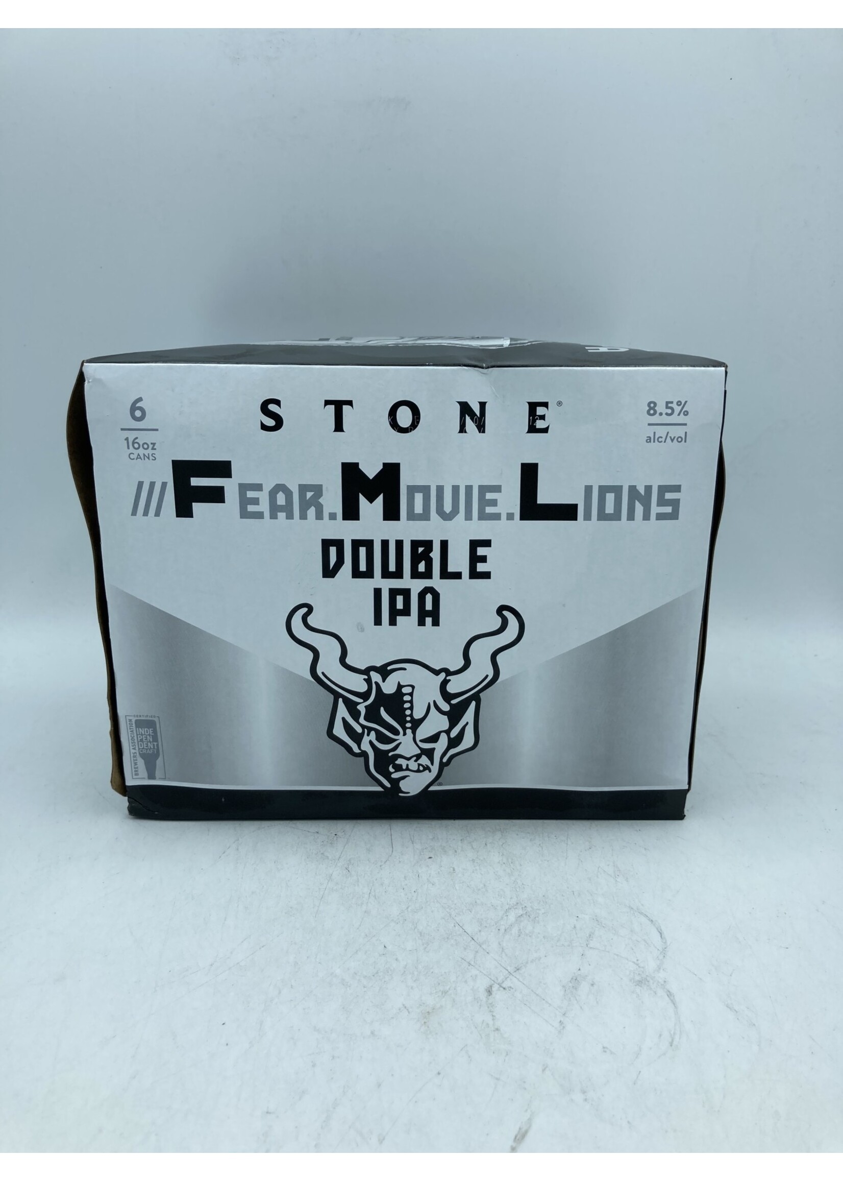Stone Brew co. fear movie lions double ipa 8% abv 6pk-16oz can