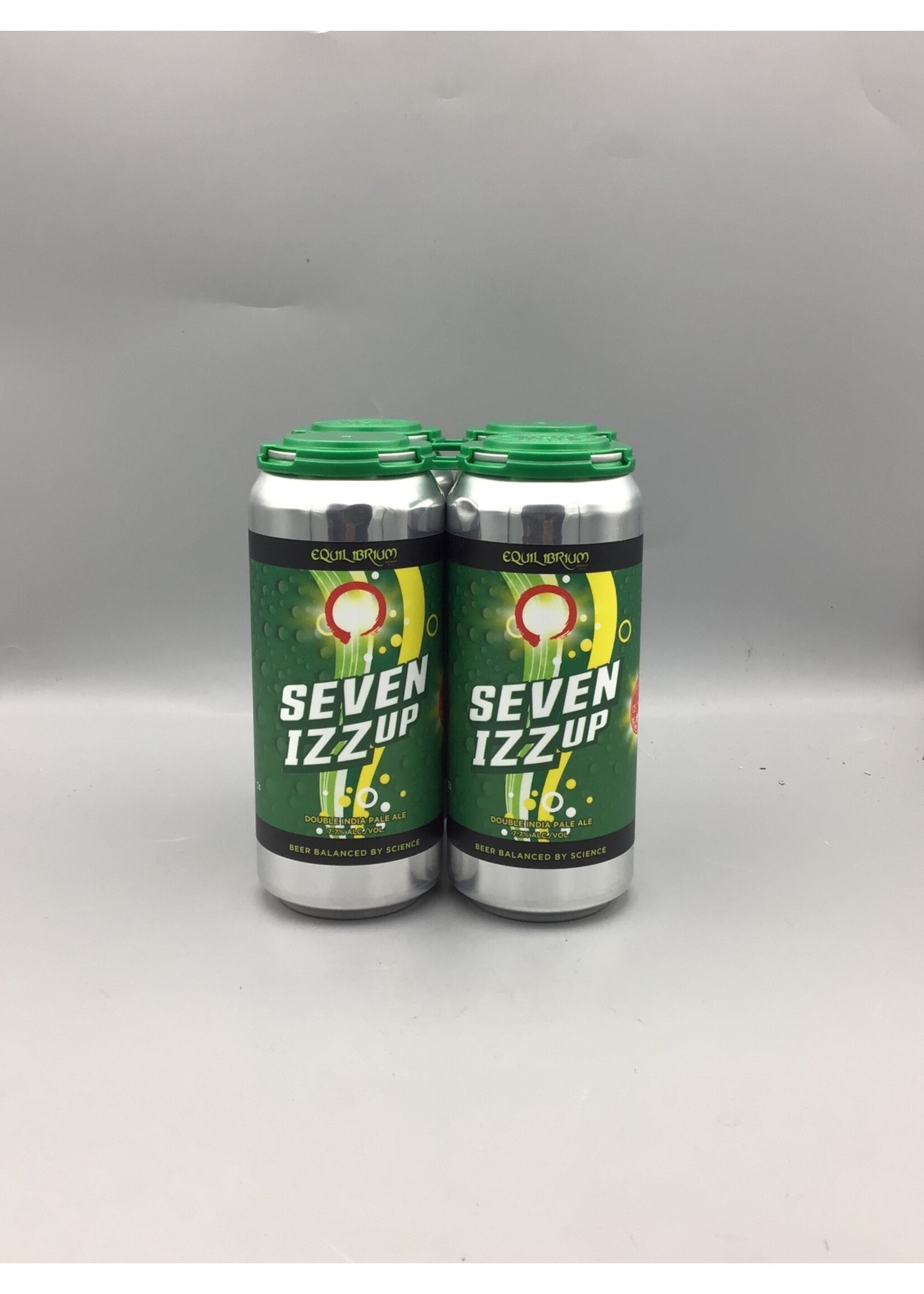 Equilibrium Brew Co. Seven Izz Up Double IPA 7.2% abv 4pk -16oz cans