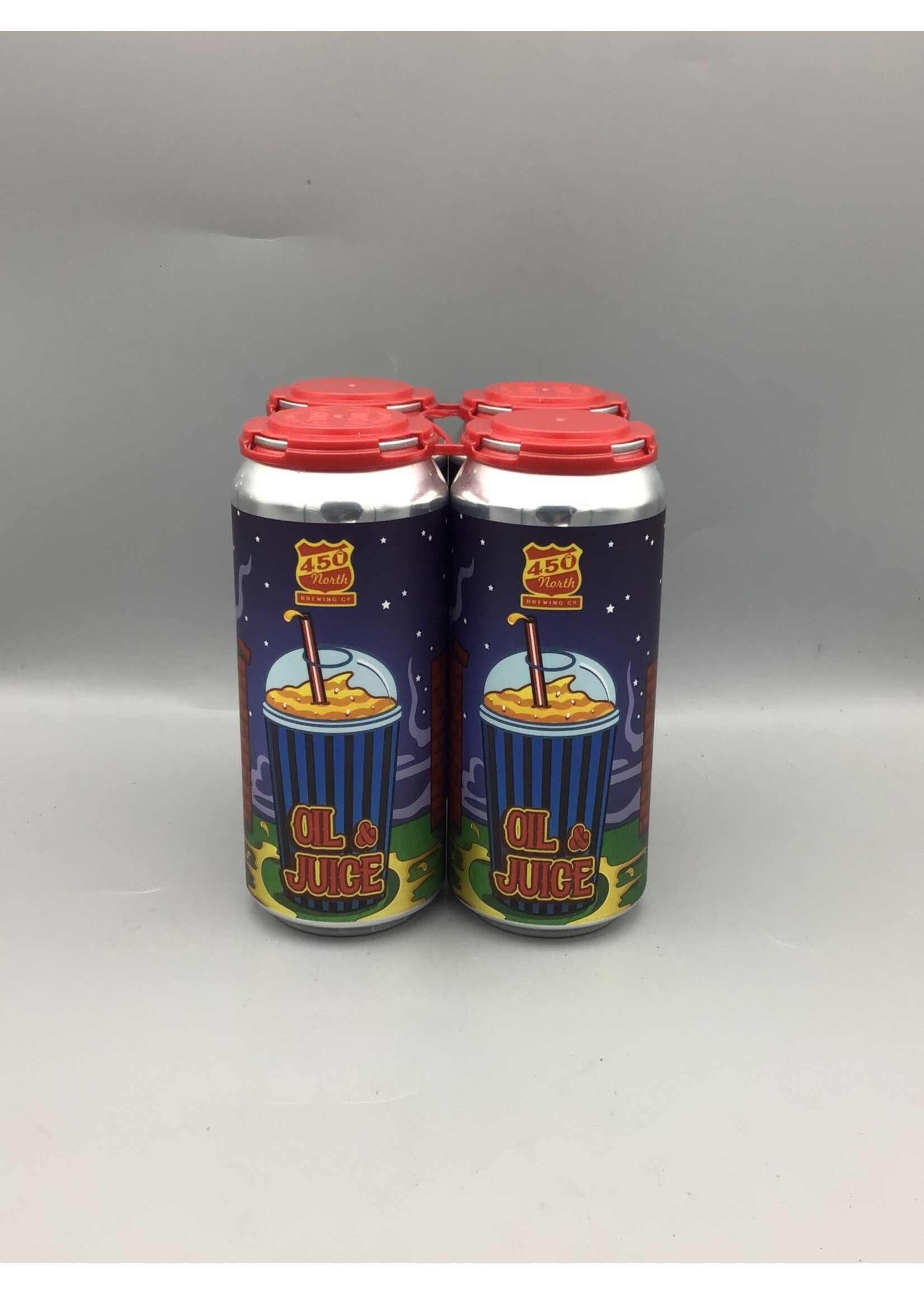 450 North brew Co. Oil &Juice Smoothie Style Sour Ale 5.3% abv 4pk-16oz Can