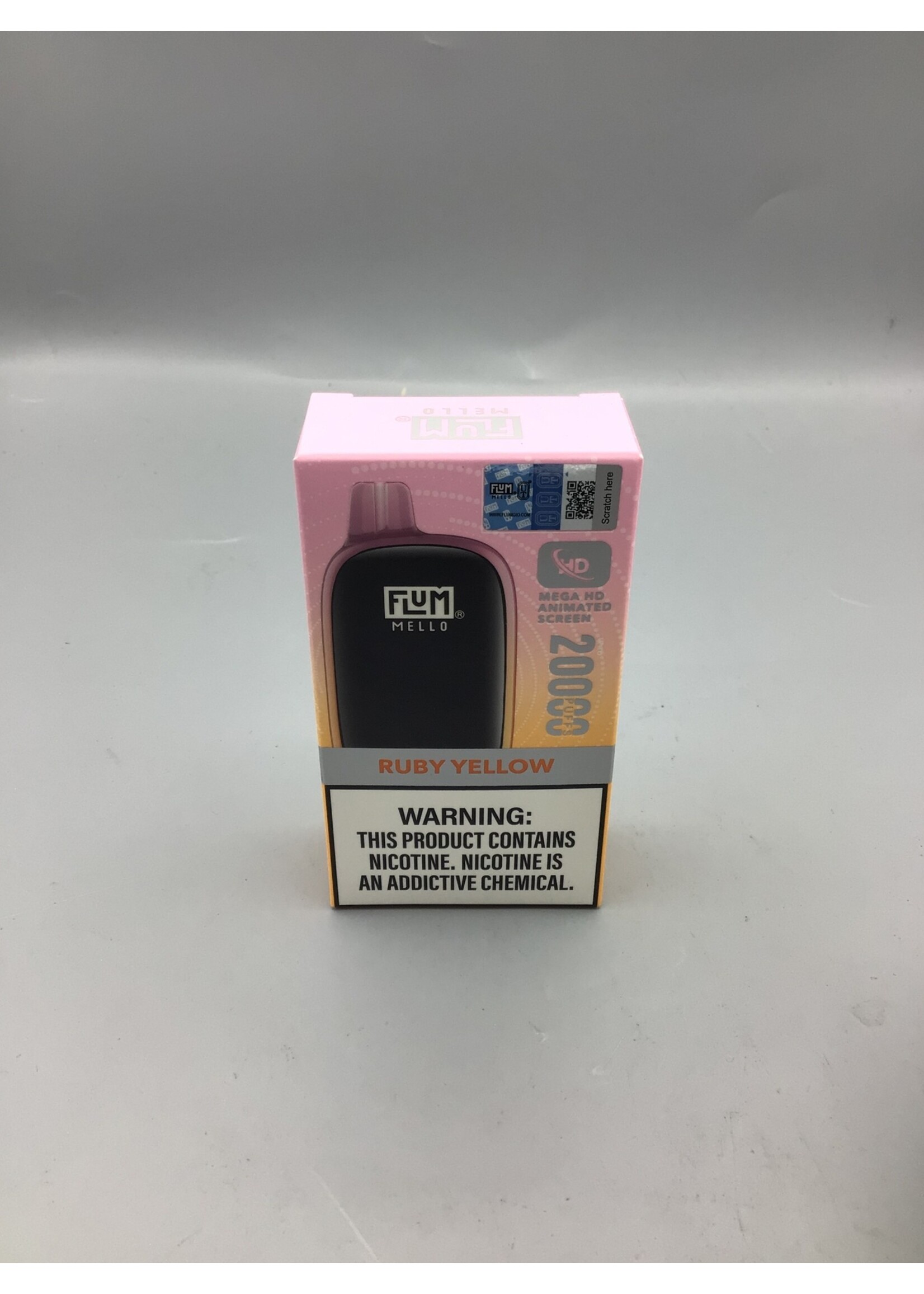 FLUM Flum Mello  Ruby Yellow 20000 puffs(tropical citrus)