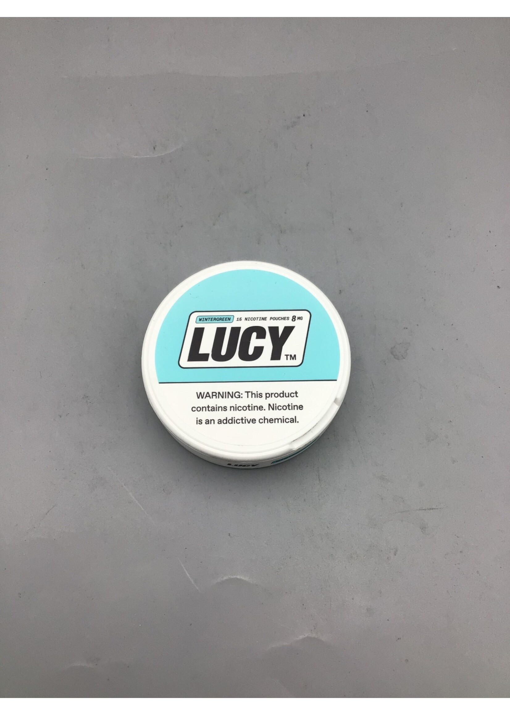 lucy Lucy nicotine pouches wintergreen 8mg  tin