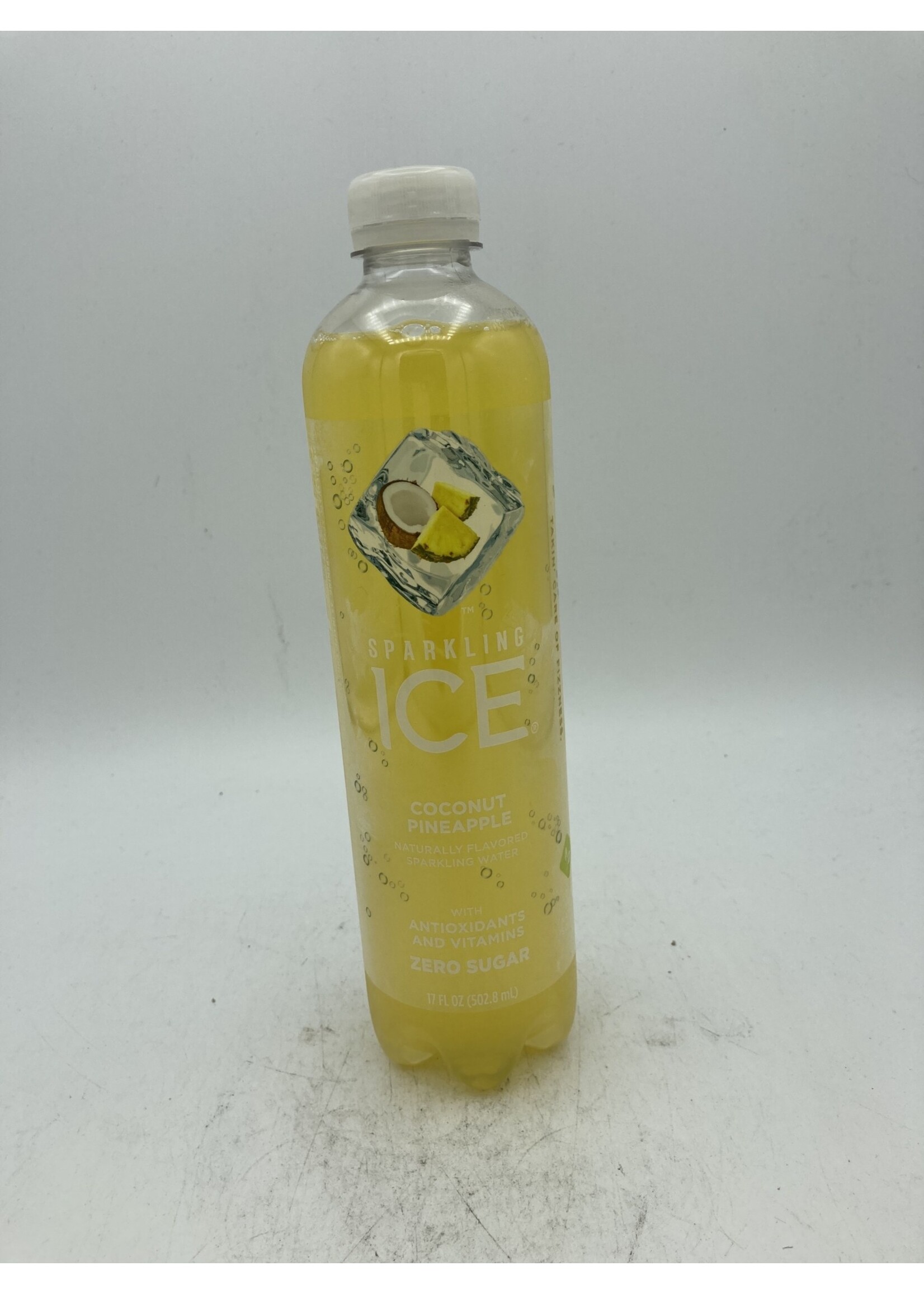 Sparkling Ice coconut pineapple 17oz bottle
