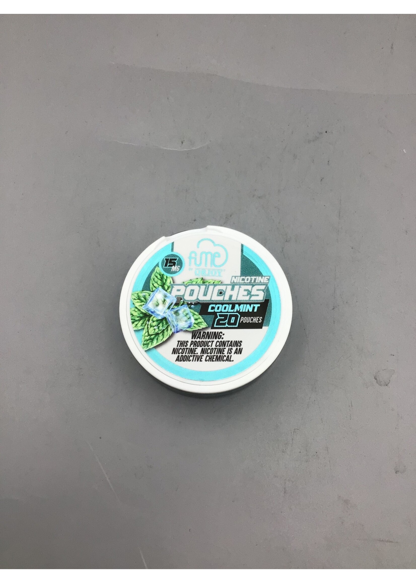 Fume by Orjoy Nicotine Pouches 15mg Cool Mint tin
