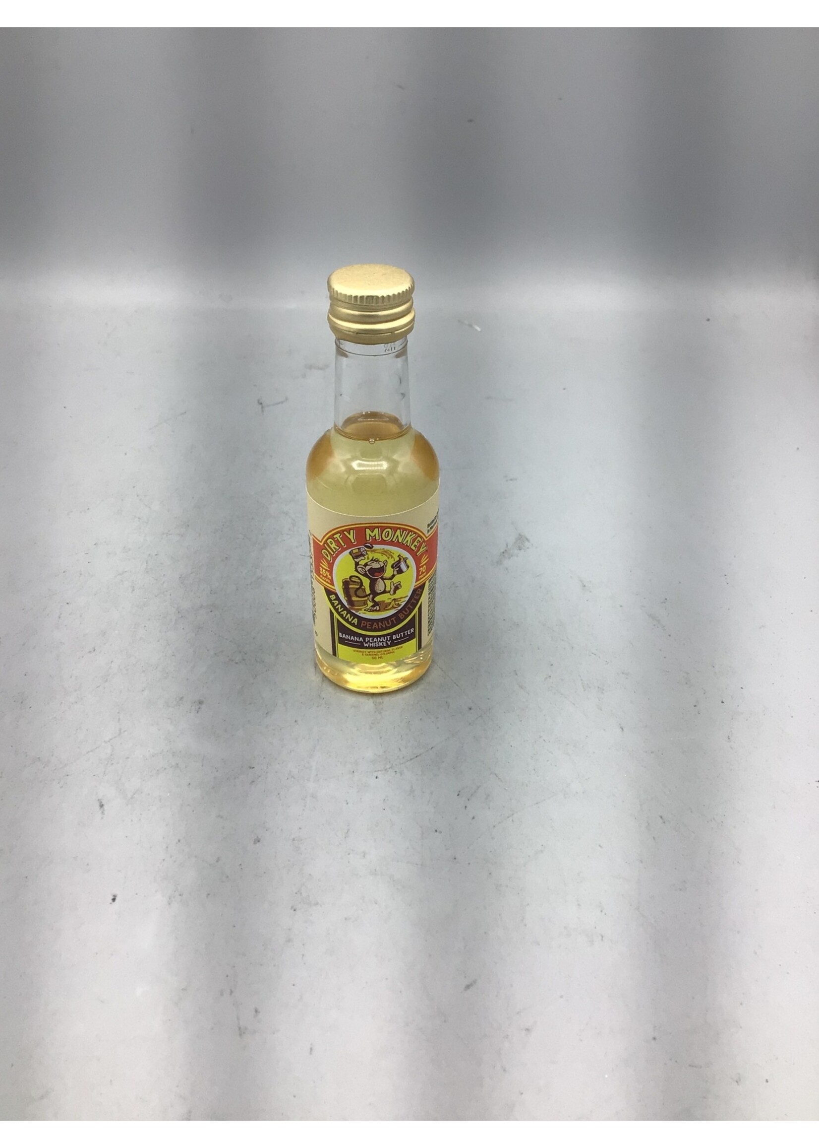 Dirty Monkey Banana Peanut Butter Whisky 35% abv 70 proof 50ml