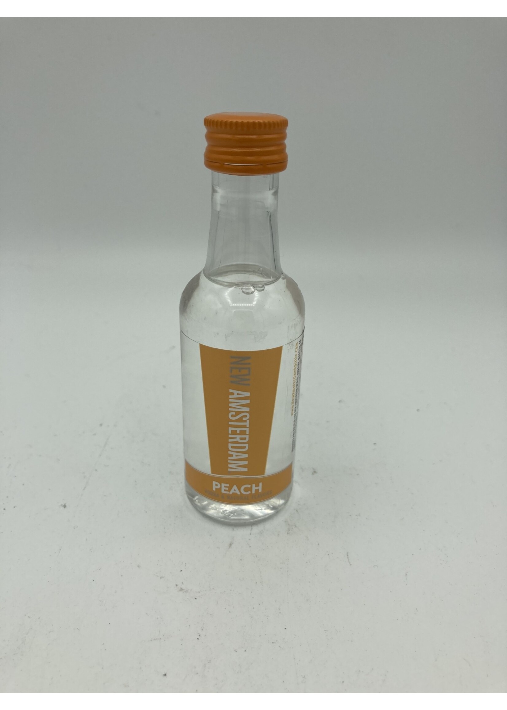 New Amsterdam vodka peach 35% abv 70 proof 50ml