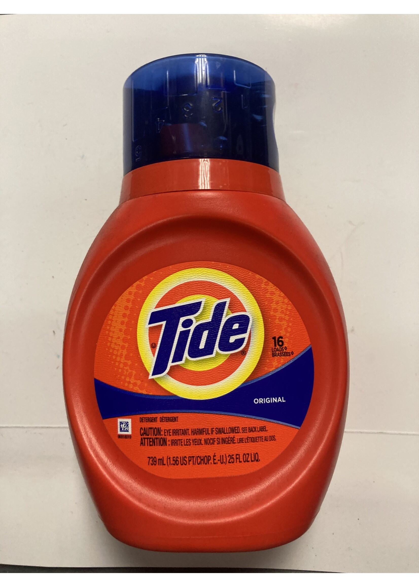 Tide Laundry Detergent original liquid 25oz (739ml) bottle