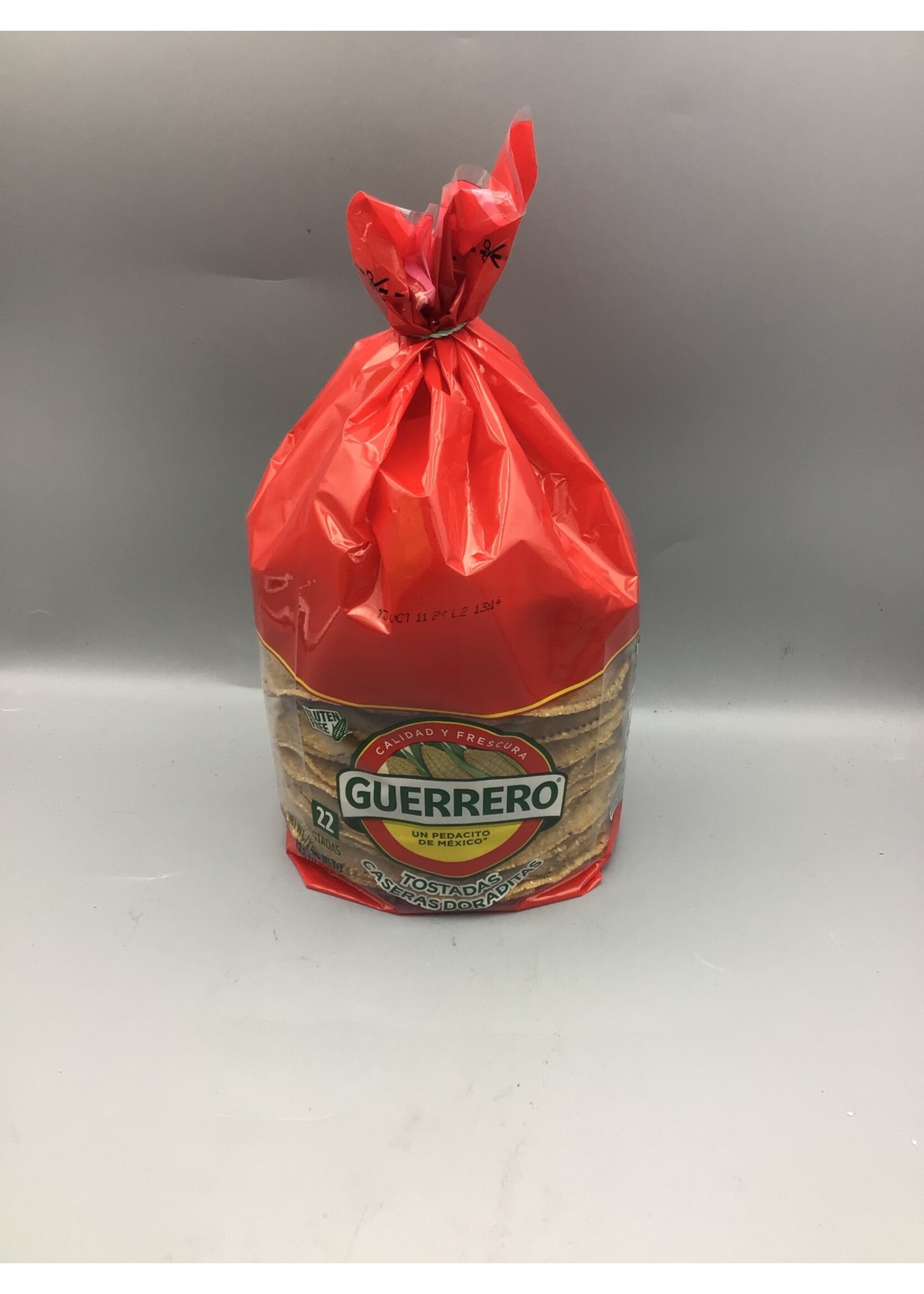 Calidad Y Frescura Guererro Tostadas Caseras Doraditas 22pk 12.8oz (362g)