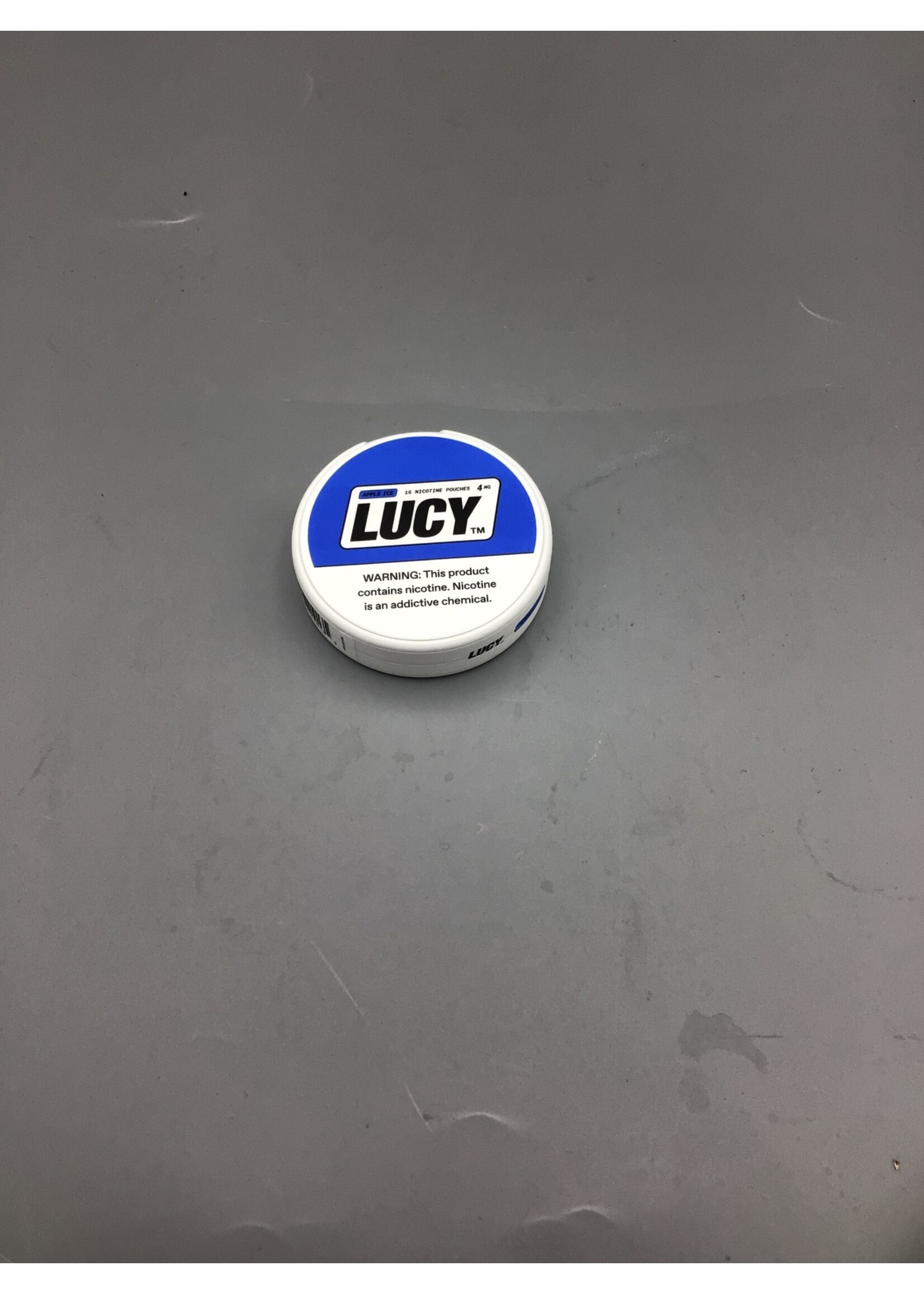 Lucy nicotine pouches apple ice 4mg tin