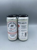 Harland Brew Co Japanese lager 5% abv 4pk-16oz