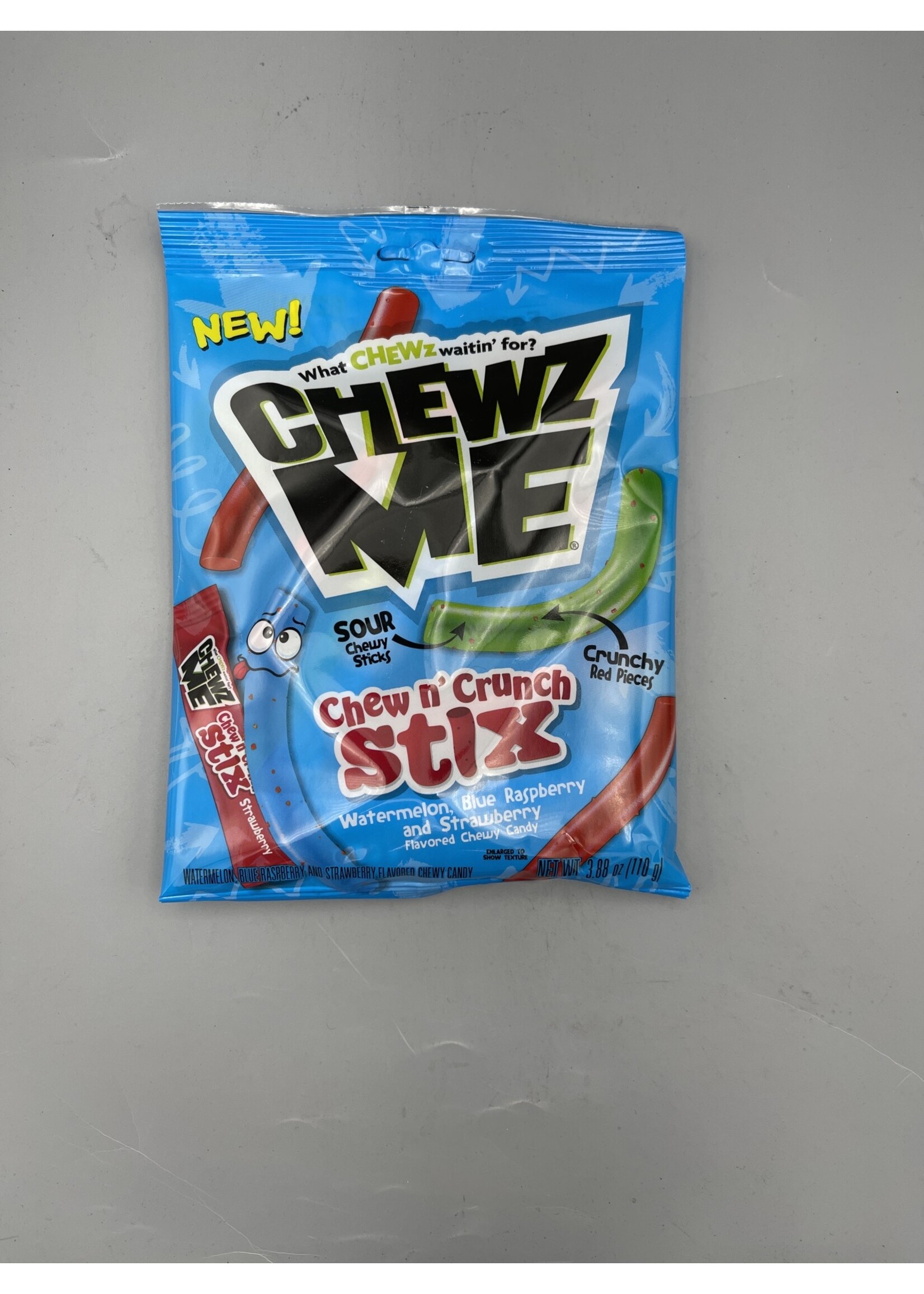 CHEWZ ME Chew n Crunch Stix  3.88oz (110g)