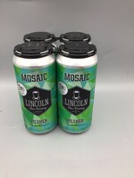 Lincoln beer co. Mosaic Pilsner 5.2% abv 4pk-16oz can