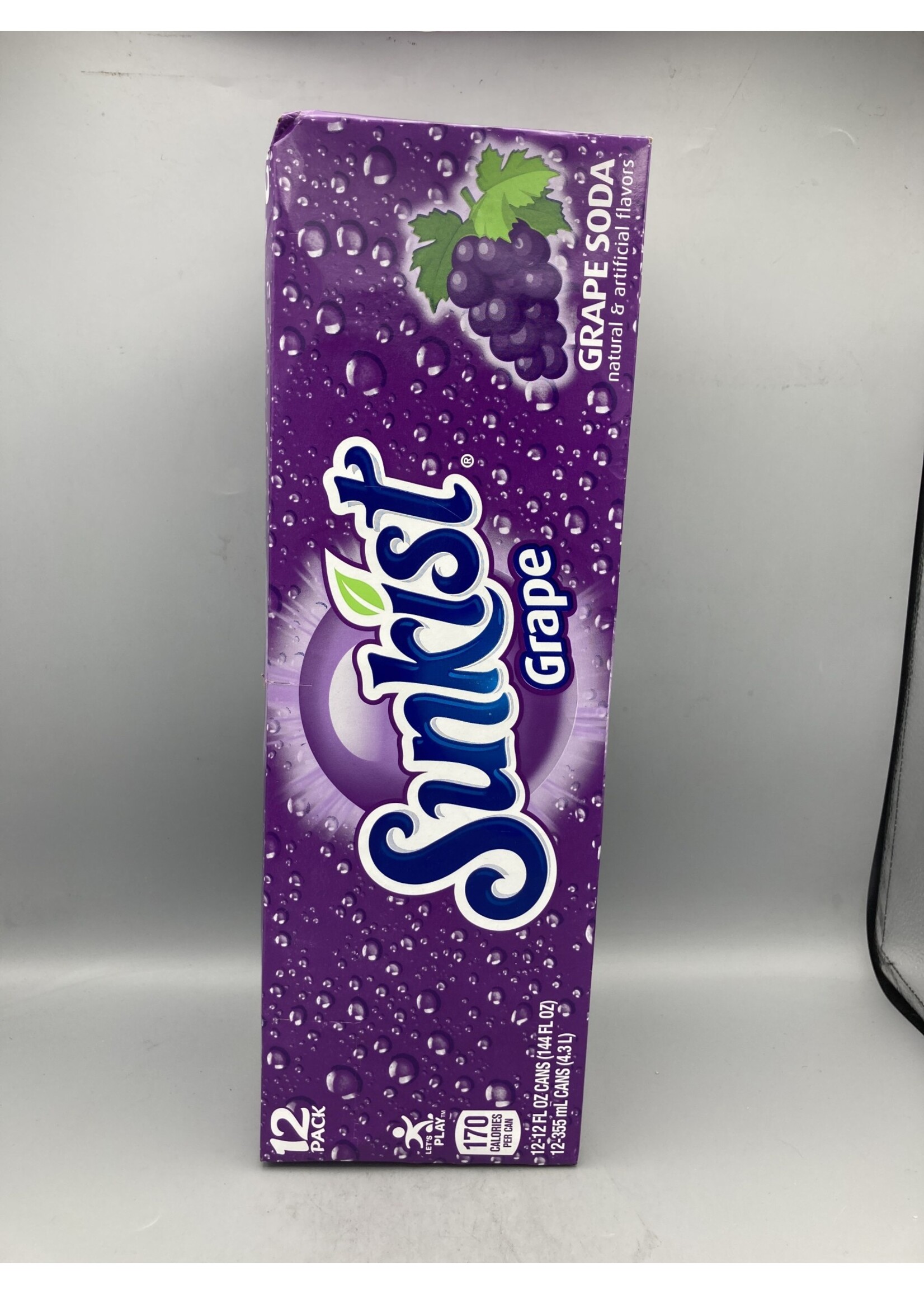 Sunkist Grape 12pk-12oz cans