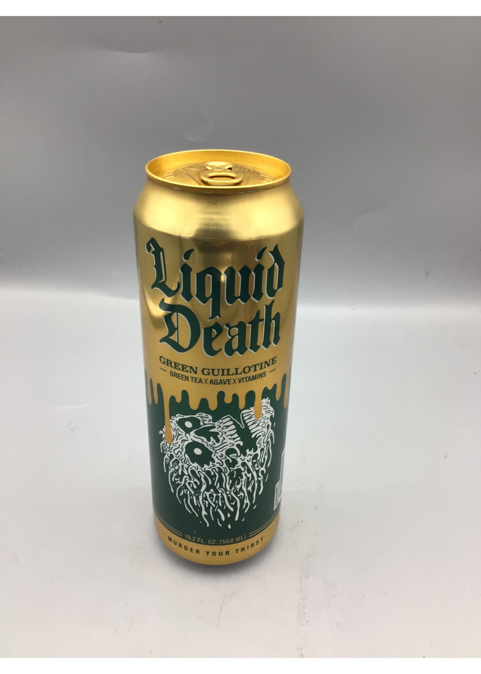 Liquid Death  Green Guillotine Tea 19.2oz (568ml) can