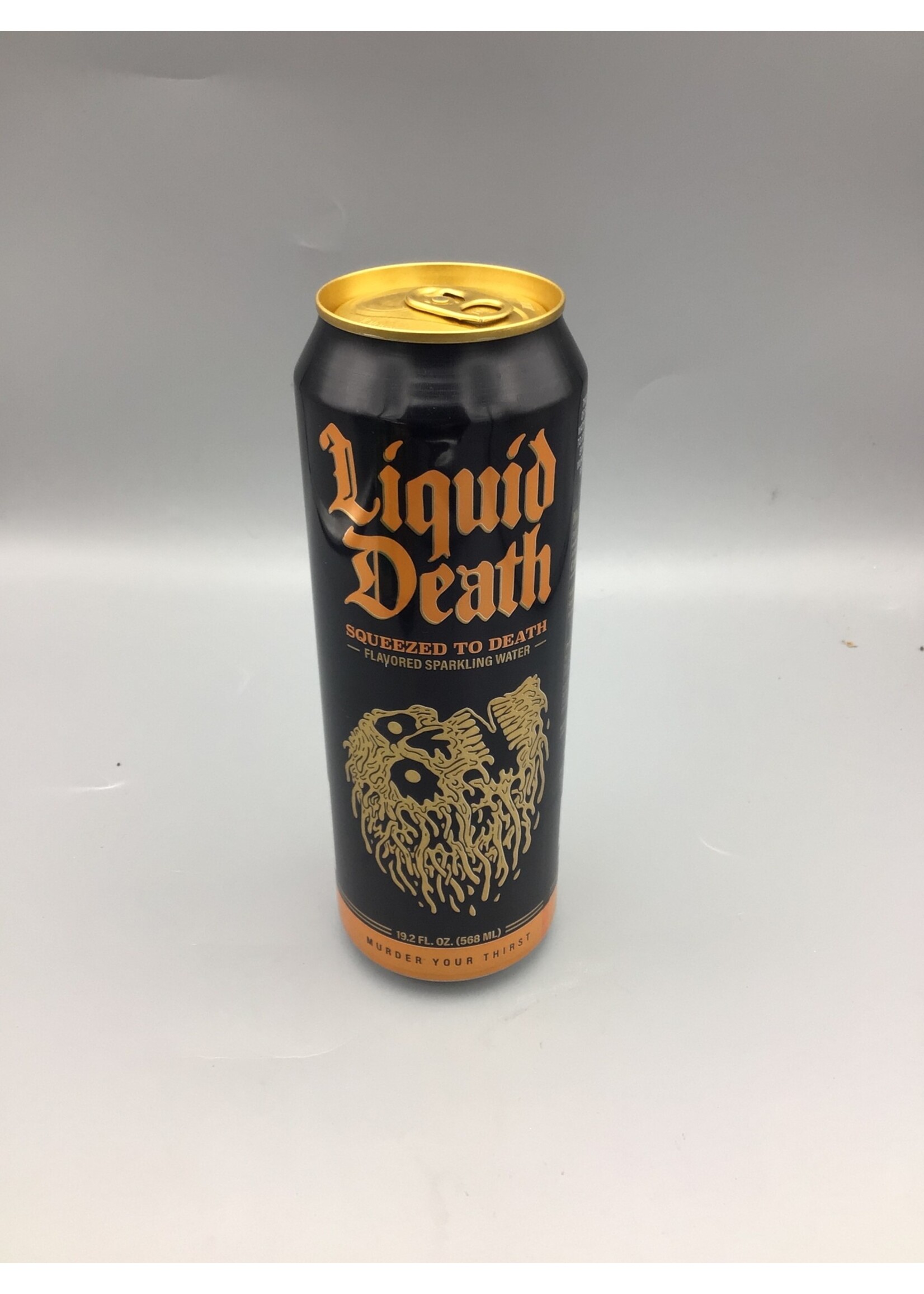 Liquid Death  Squeezed to Death spakling water 19.2oz (568ml) can