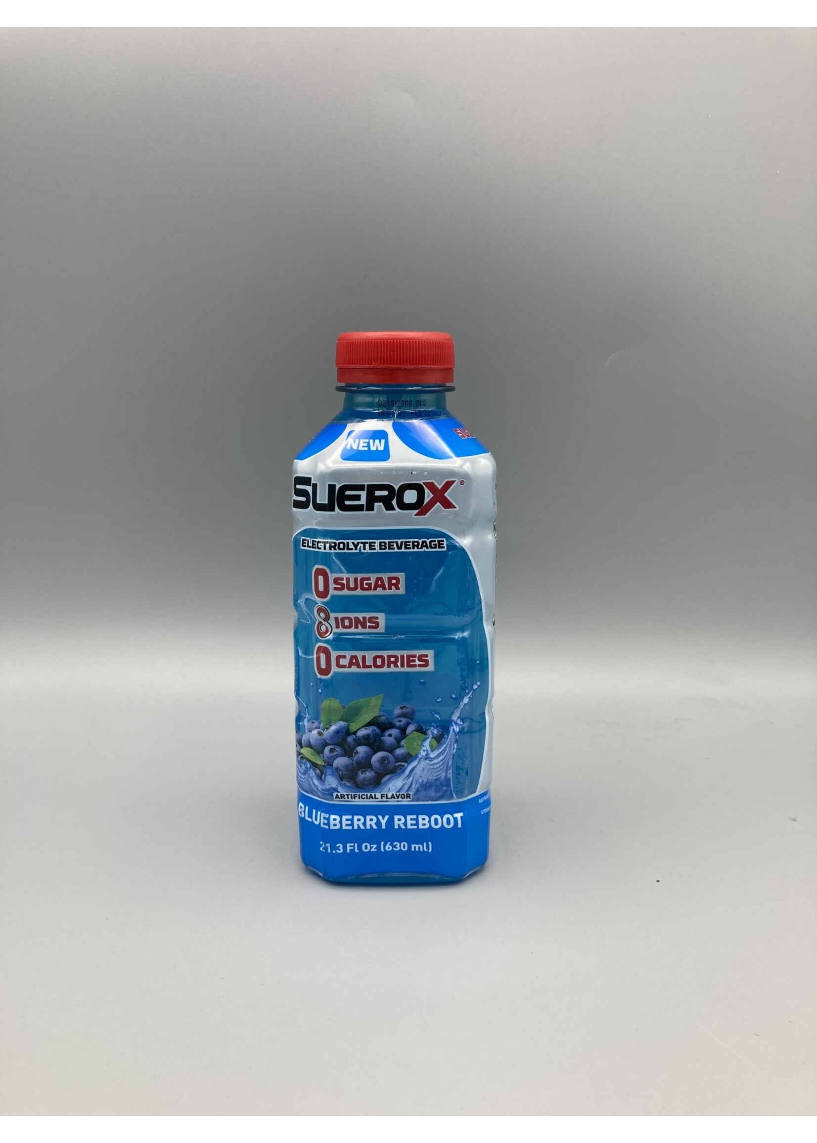 Suerox electrolyte  Blueberry reboot 21.3 oz (630ml) bottle