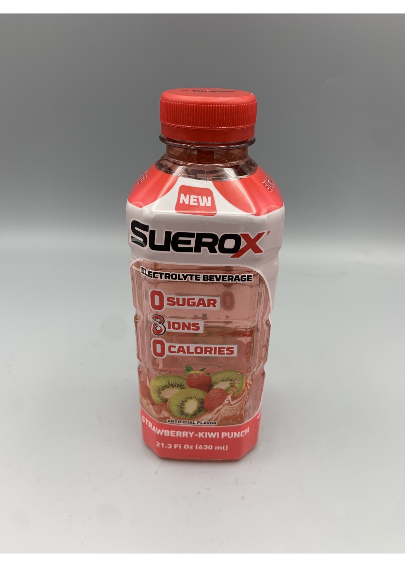 Suerox electrolyte  Strawberry- kiwi punch 21.3 oz (630ml) bottle
