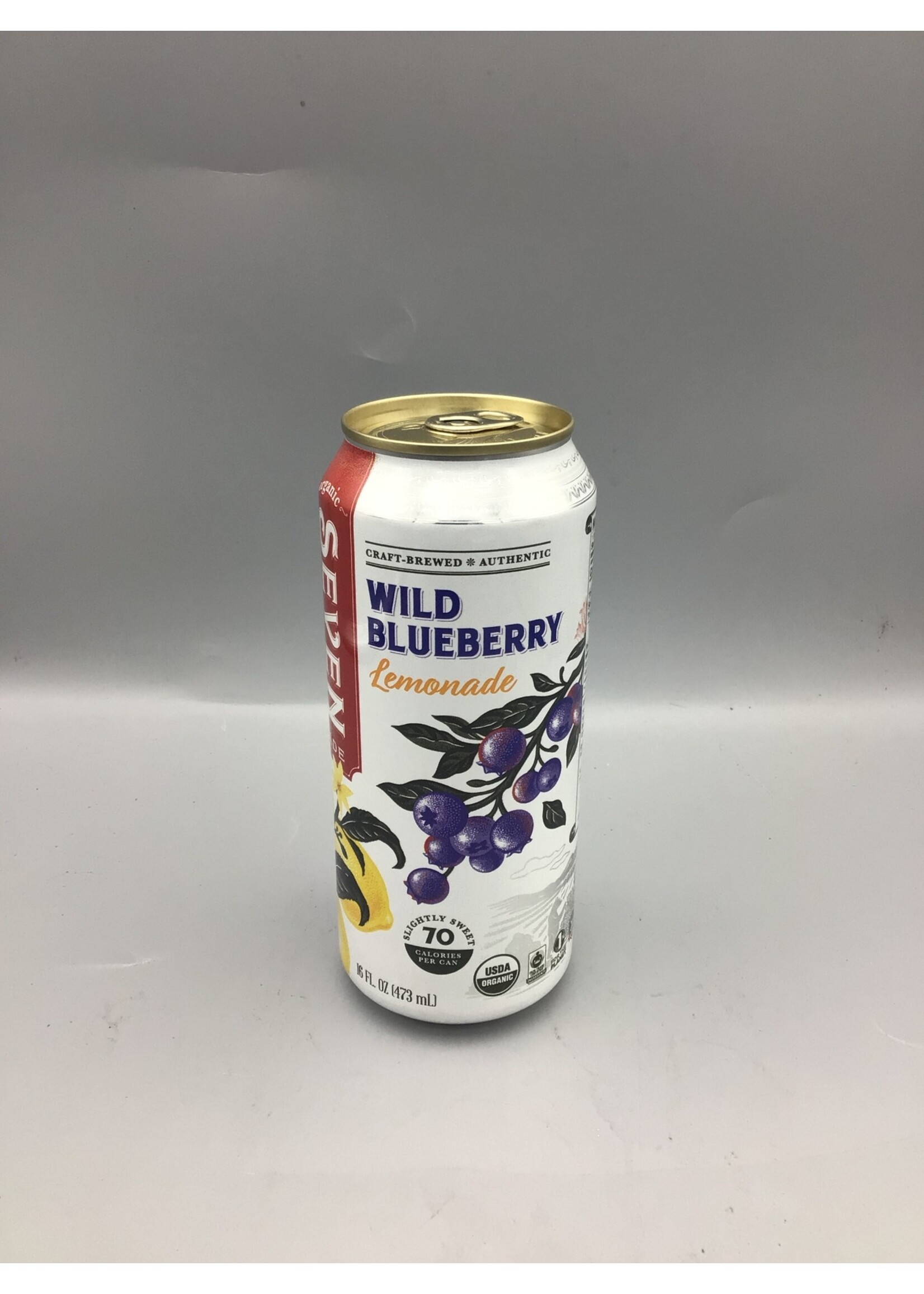 Seven Teas Wild Blueberry Lemonade 16oz can