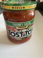Tostitos dip salsa chuncky medium 15.5oz (439.4g)