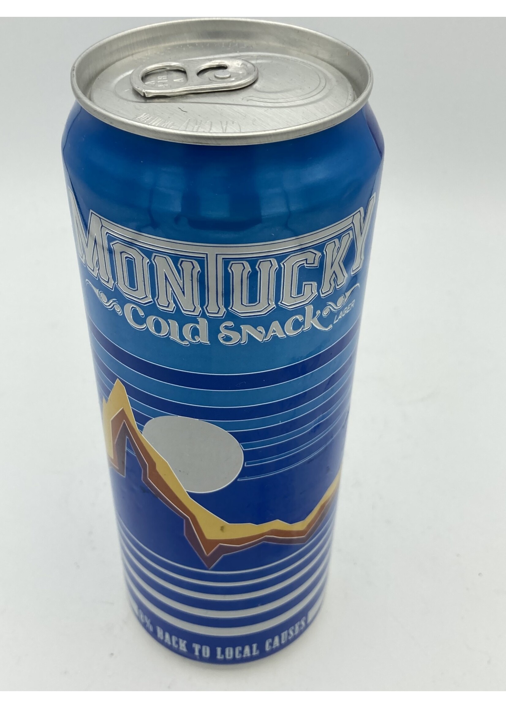 Montucky Cold Snacks brew co.  lager 6% abv 24oz can