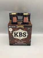 Founders brew co. KBS chocolate espresso imperial stout aged in bourbon barrels 12% abv 4pk-12oz bottle