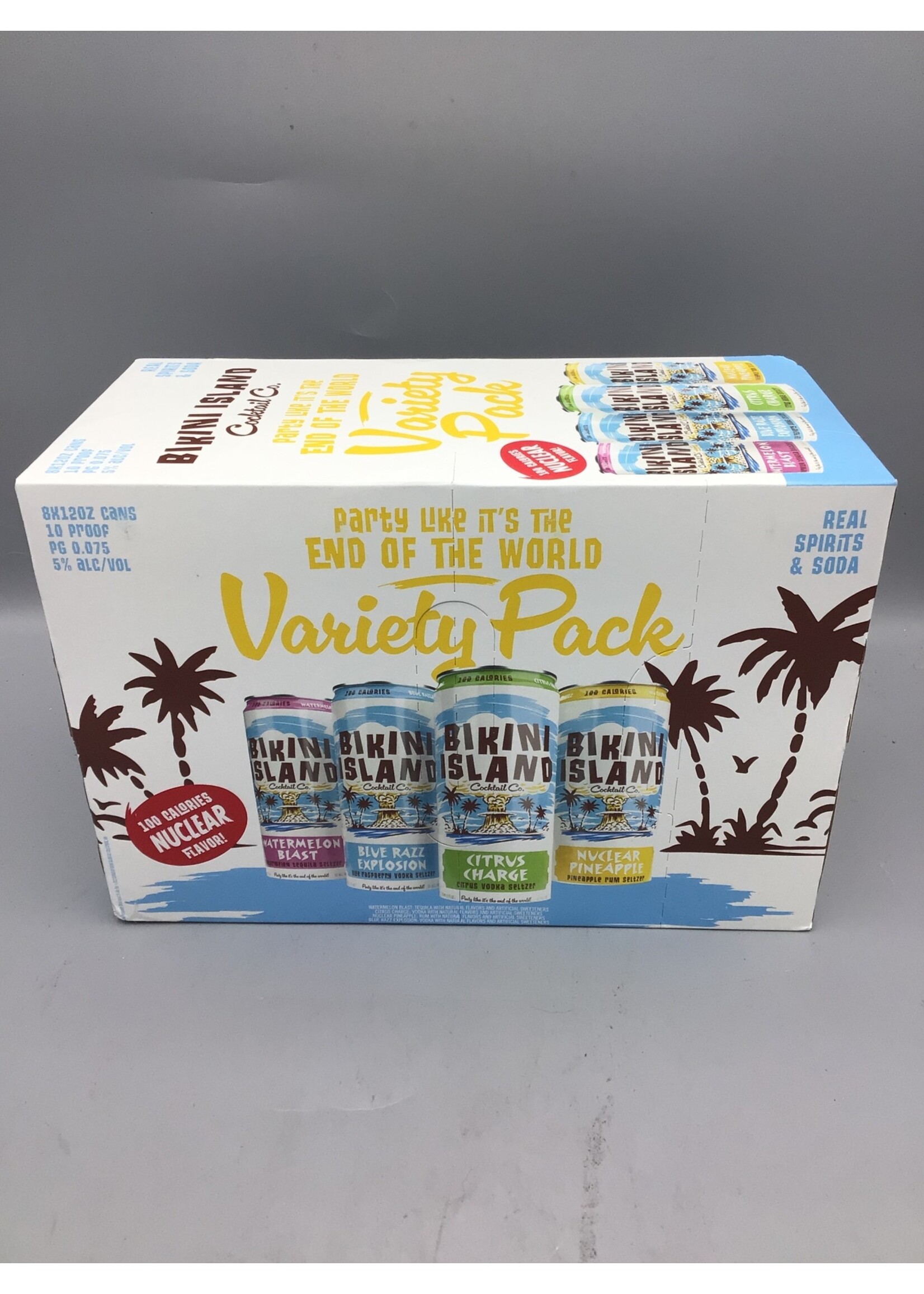 Bikini Island Cocktail Co. Party Like its the End of the World Variety Pack 5% abv 8pk-12oz can
