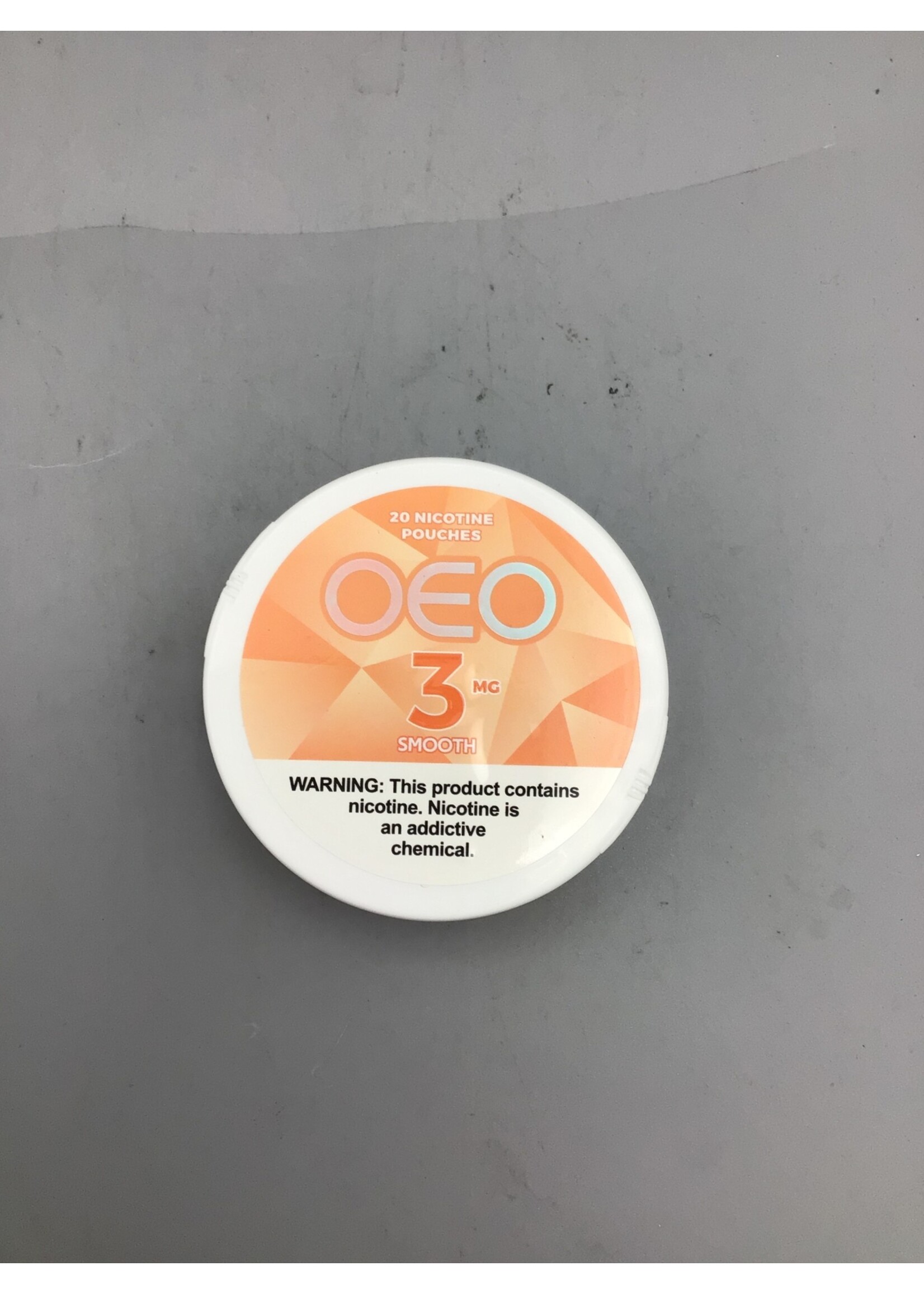 OEO Nicotine Pouches  Smooth 3mg tin