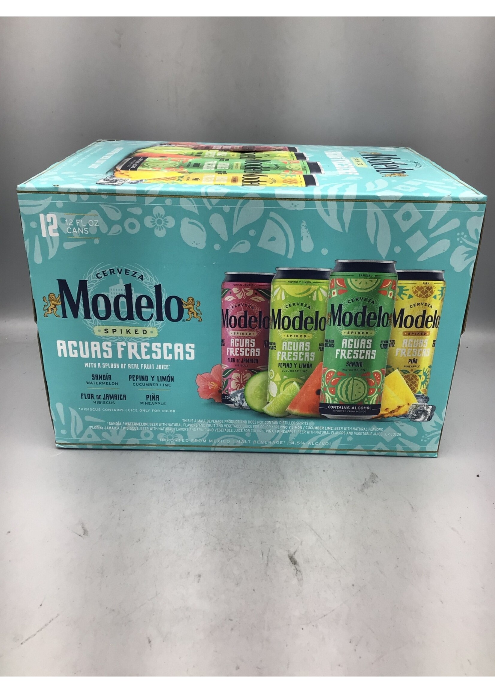 Modelo Spiked Aguas Frescas Variety Pack 4.5% abv 12pk-12 fl oz cans