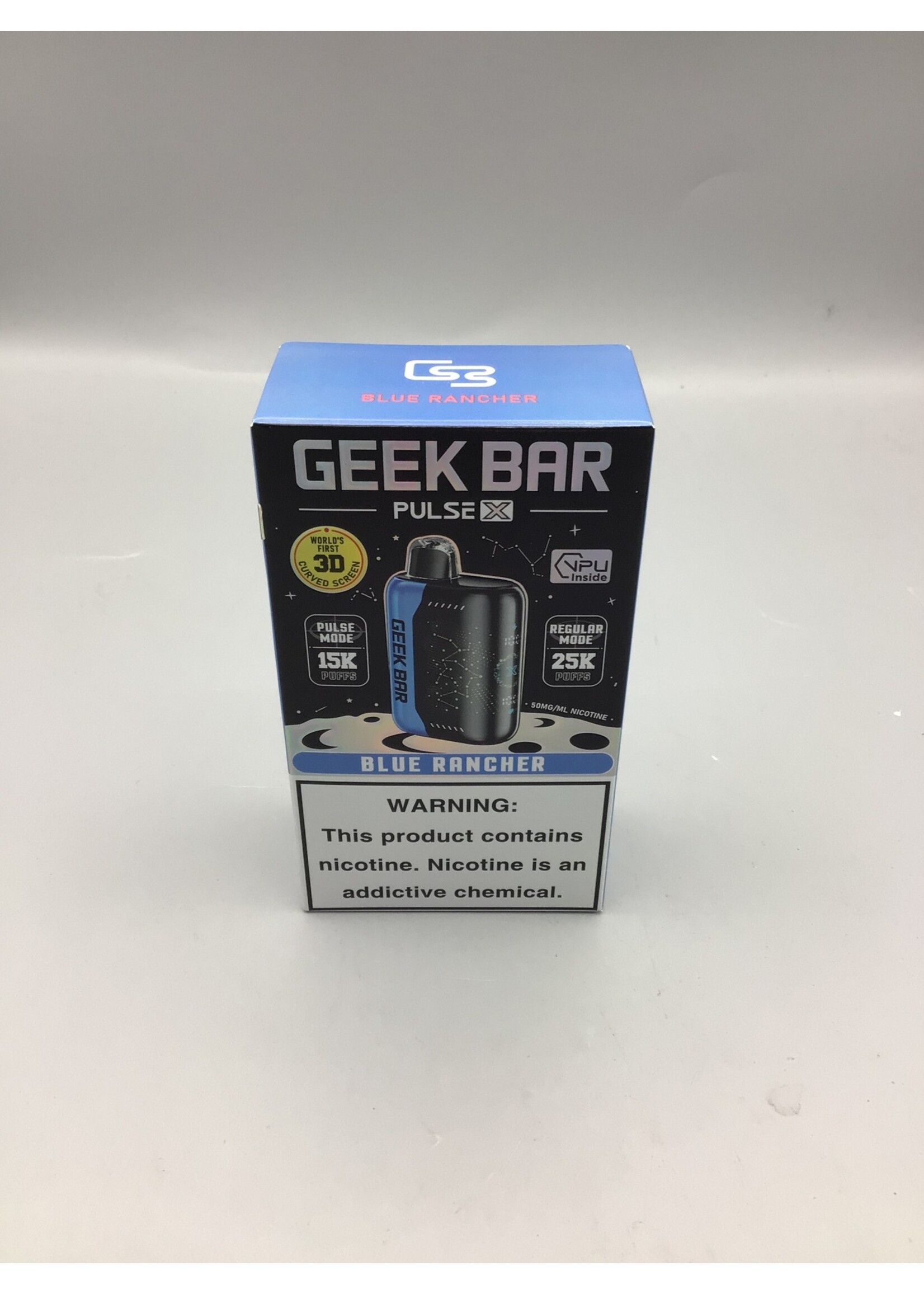 Geek Bar Pulse X  Blue Rancher (25000puff) regular mode (15000) puffs