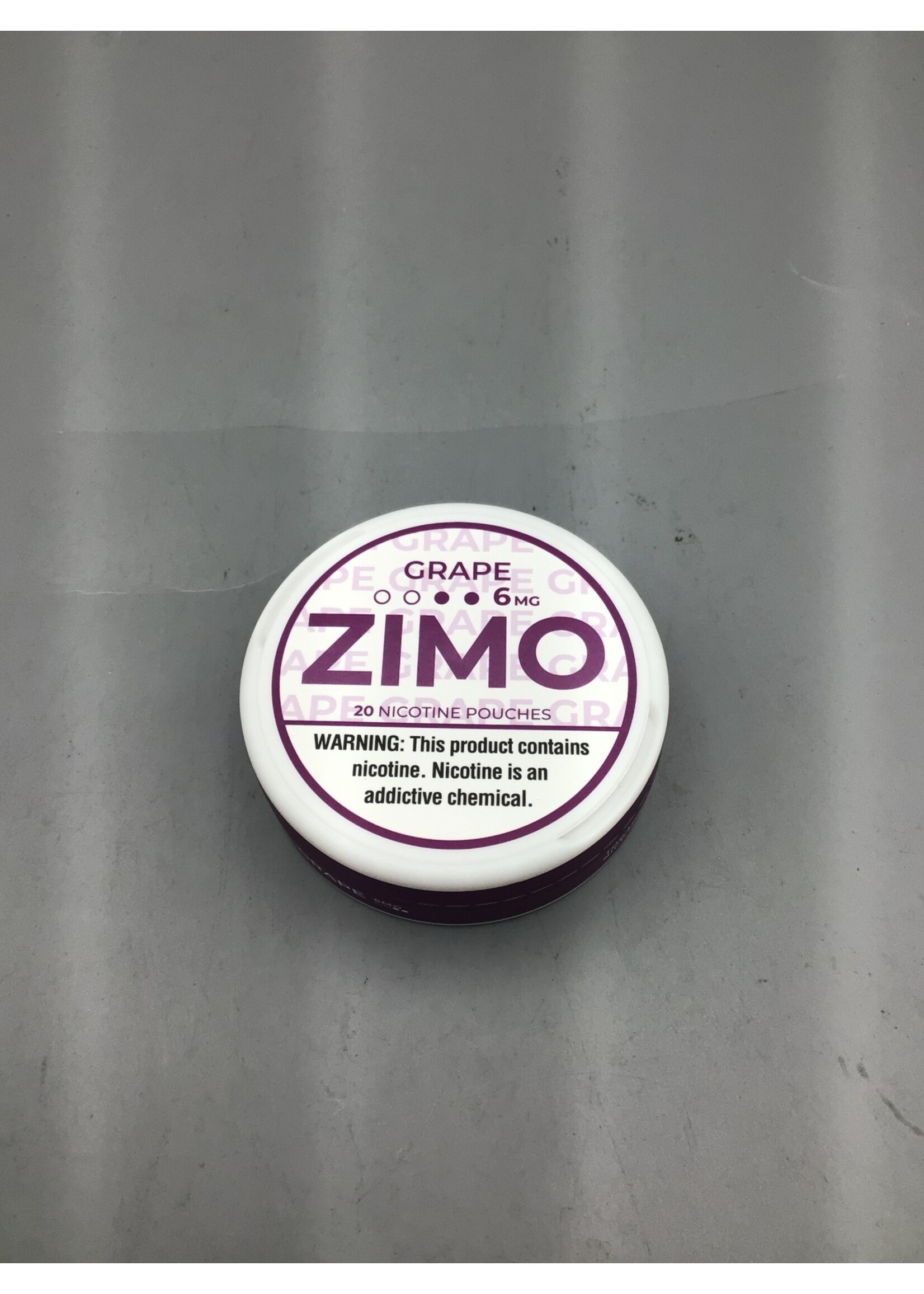Zimo Nicotine Pouches  Grape 6mg tin