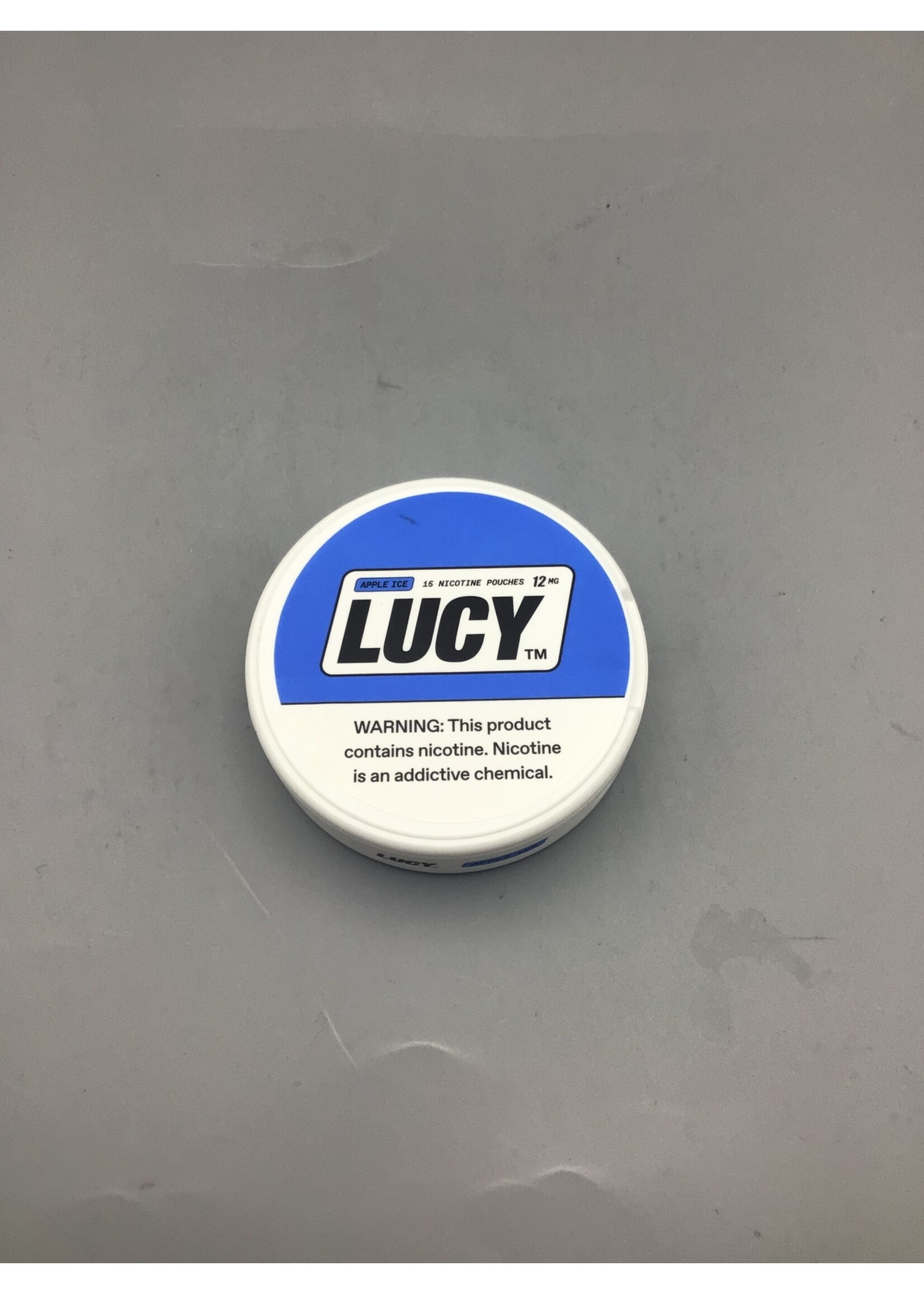 Lucy Nicotine Pouches Apple Ice 12mg tin