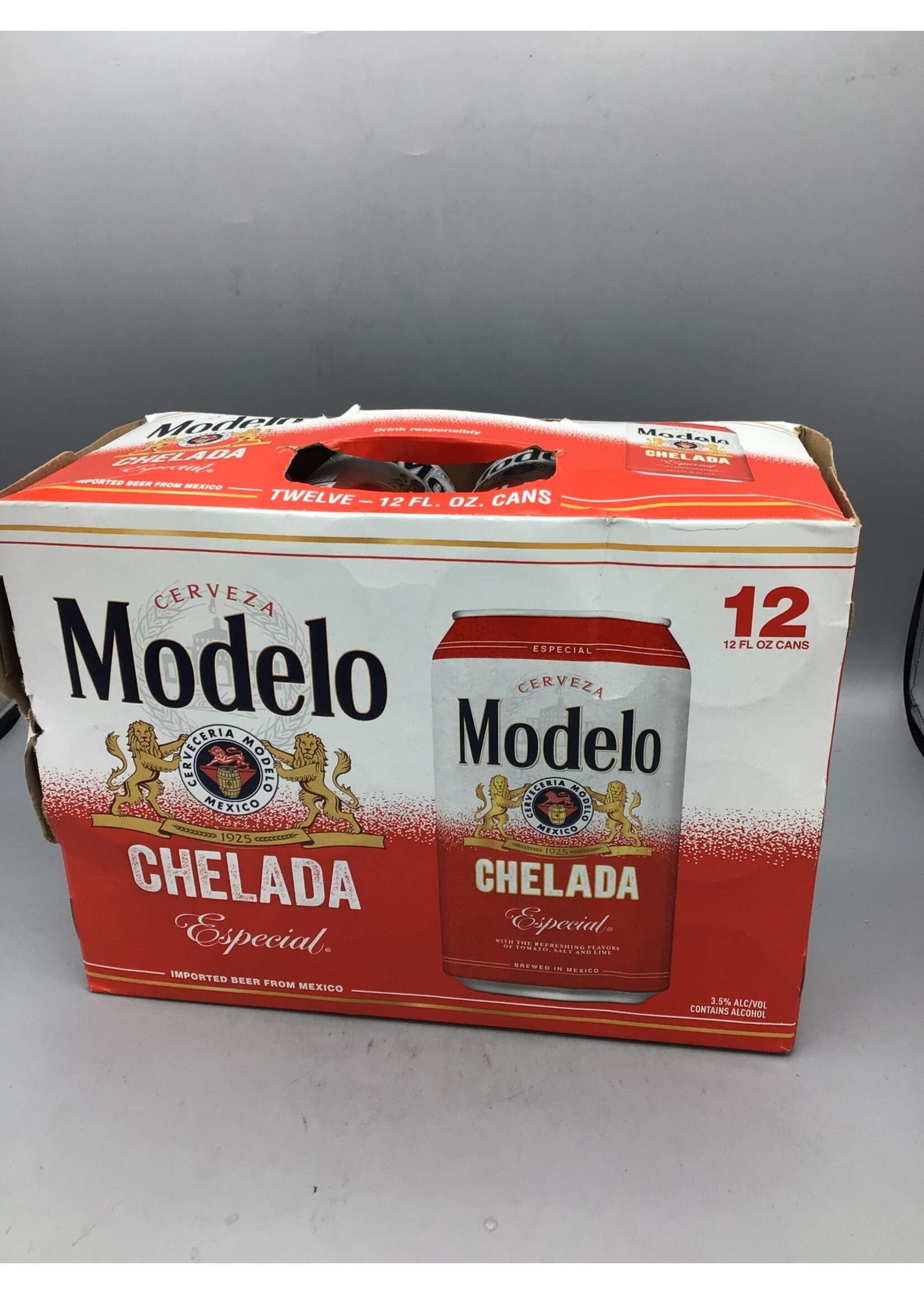 Modelo especial chelada 3.5% abv 12pk-12oz can