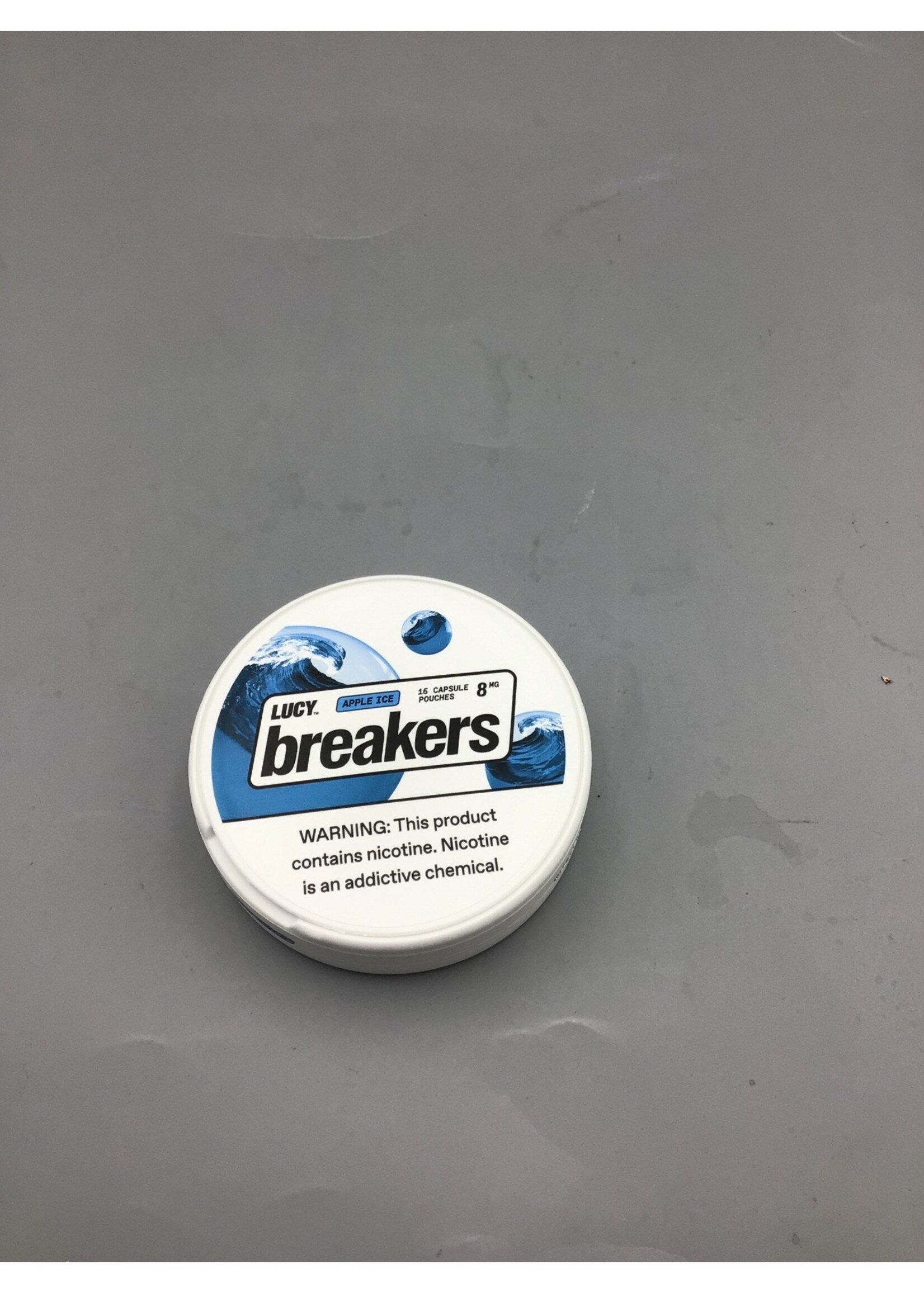 Lucy Breakers nicotine pouches apple ice 8mg tin