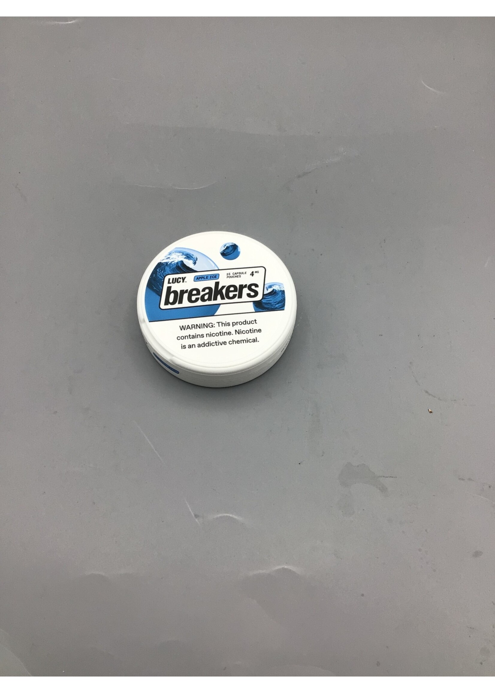 Lucy Breakers nicotine pouches apple ice 4mg tin