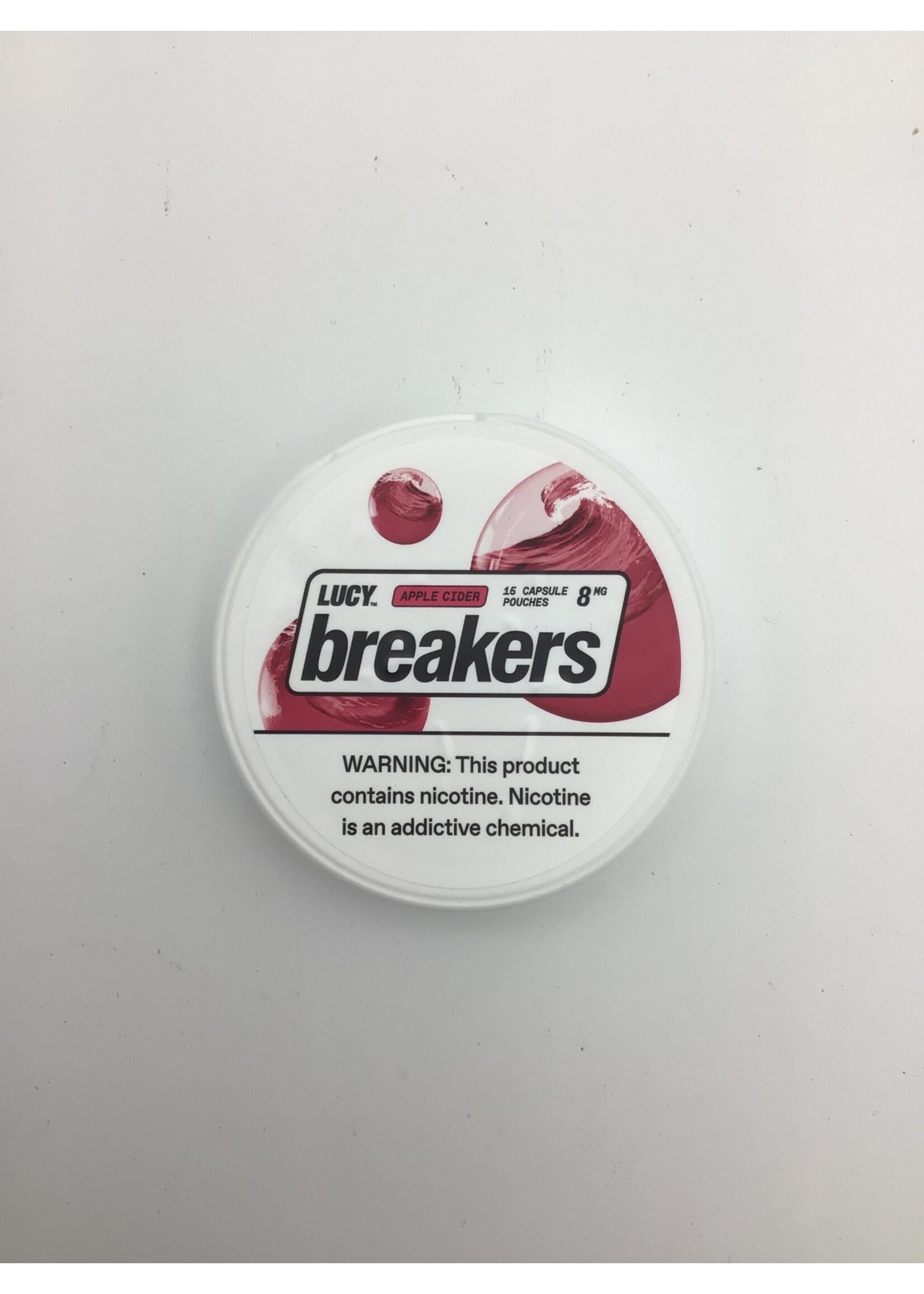 Lucy Breakers nicotine pouches apple cider 8mg tin
