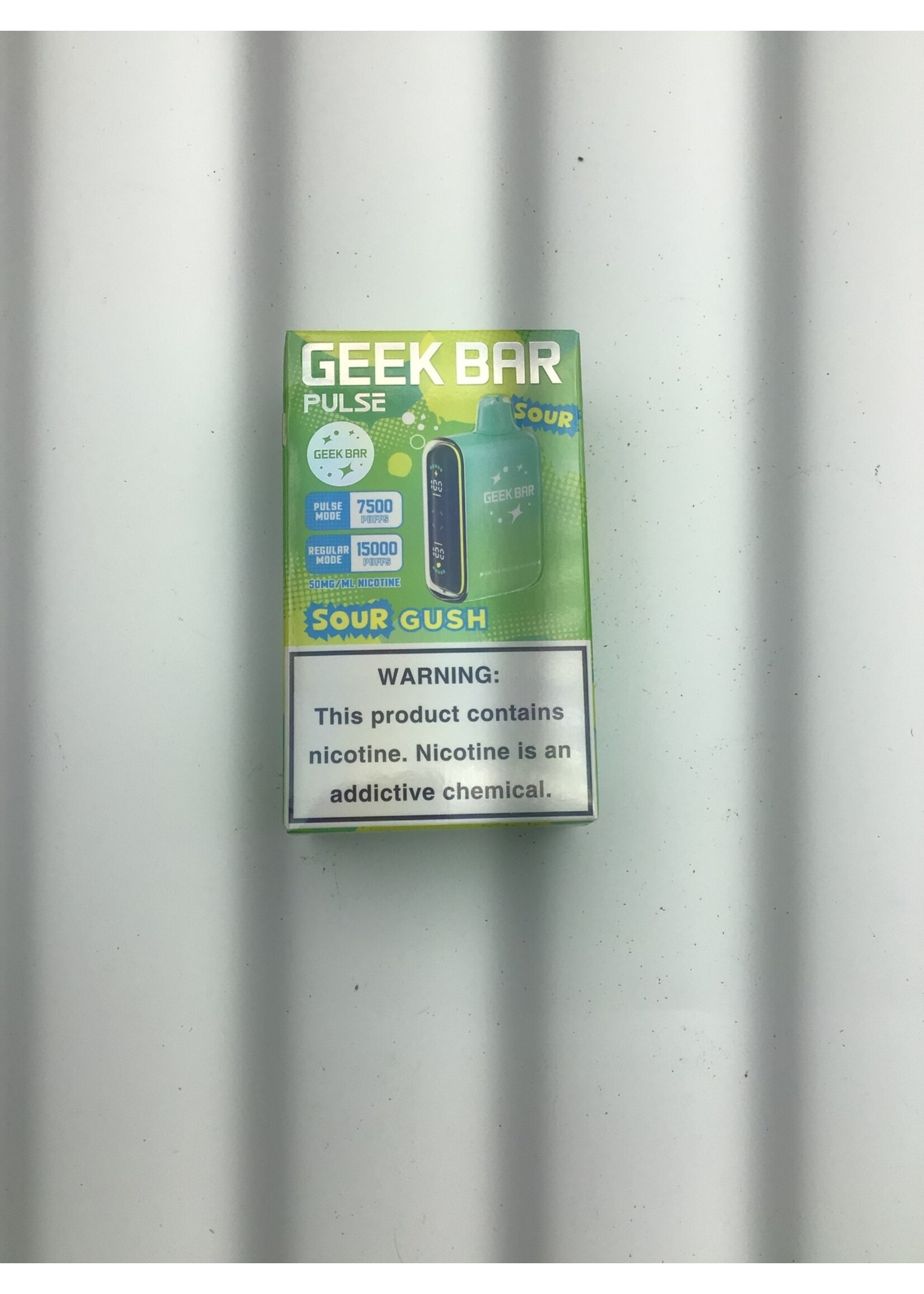 Geek Bar Pulse Sour Gush (sour and sweet candied fruit) (7500puff) regular mode (15000)puffs