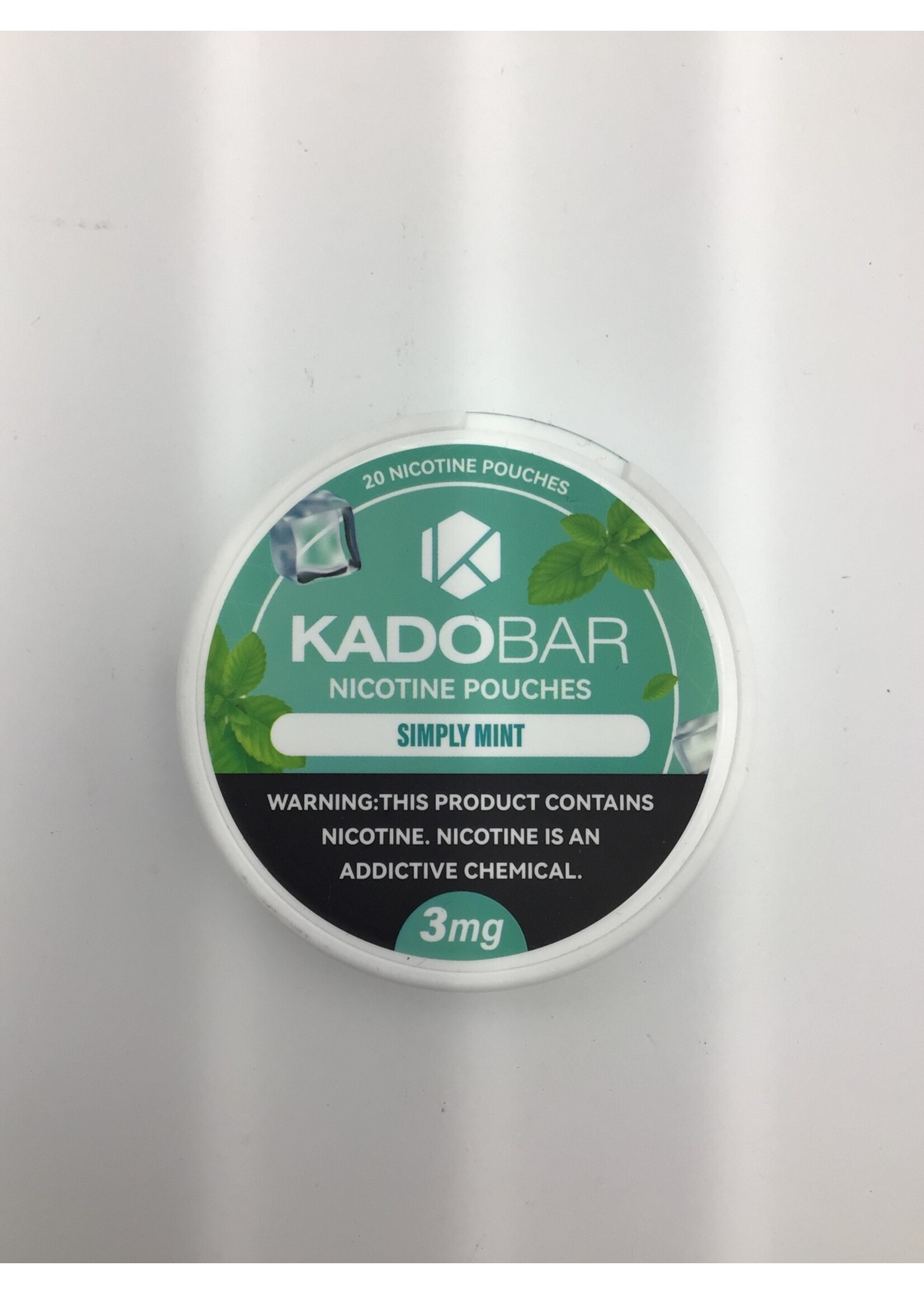 Kadobar Simply  Mint 3mg nicotine 20 pouches (10g) tin
