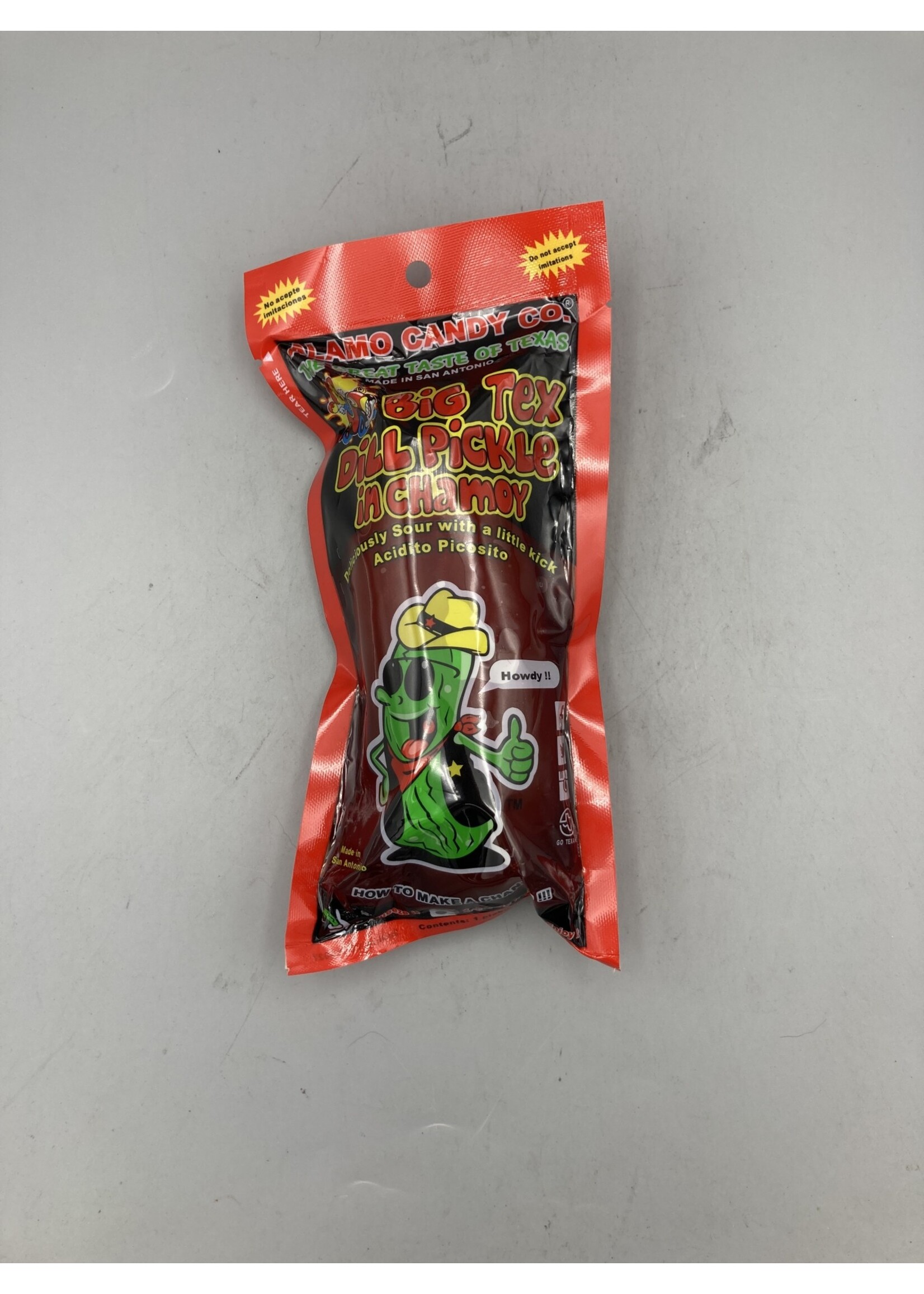 Alamo Candy Co. Big Trex Dill Pickle in Chamoy 1pk