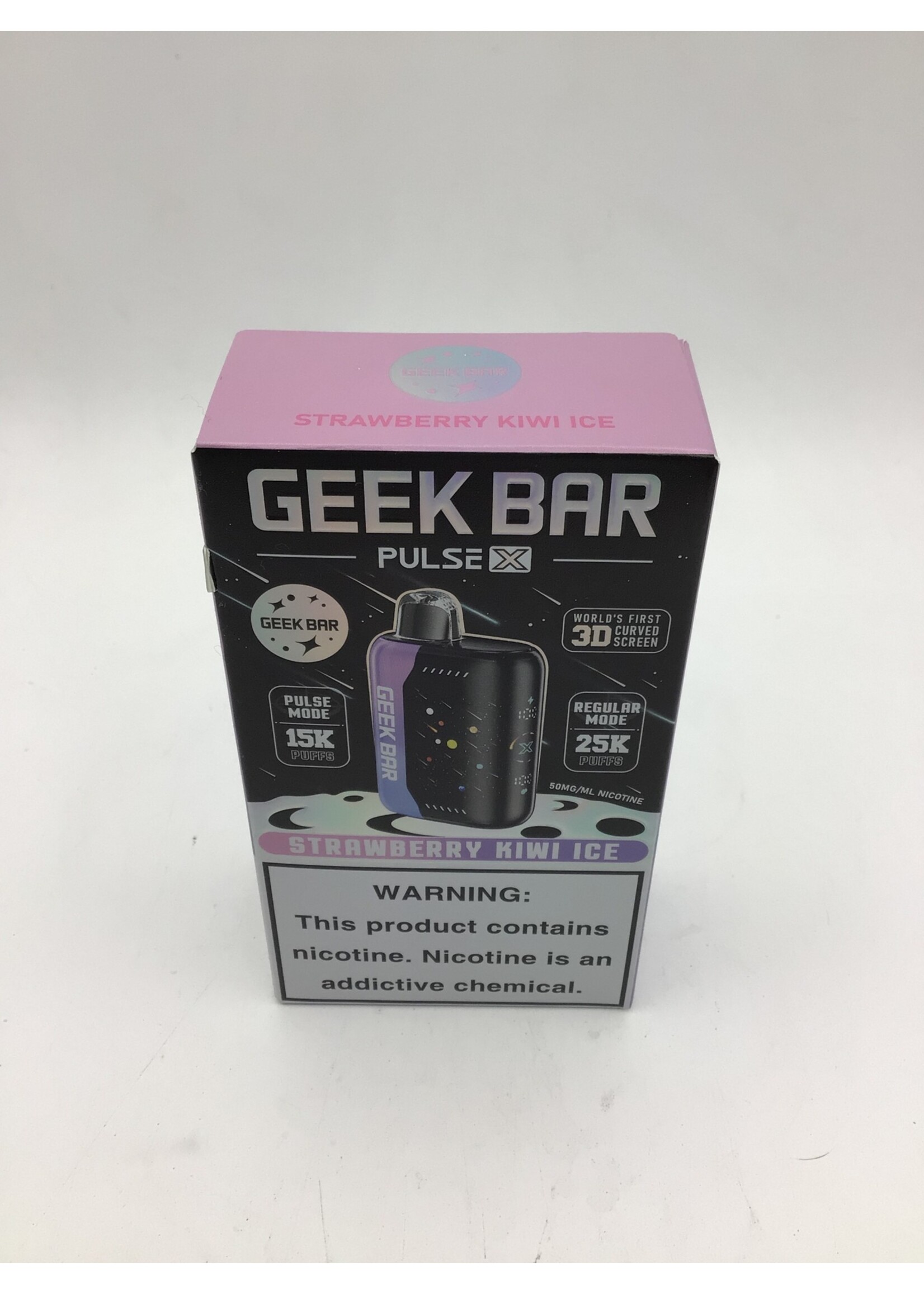 Geek Bar Pulse X  Strawberry Kiwi Ice (25000puff) regular mode (15000) puffs