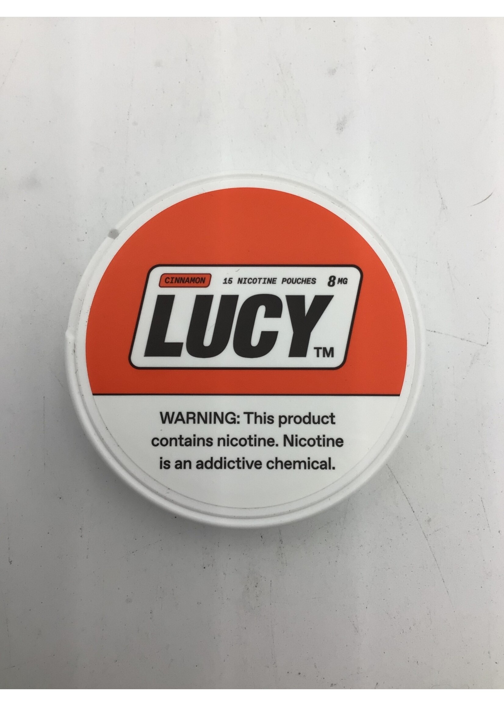 Lucy nicotine pouches cinnamon 8mg  tin