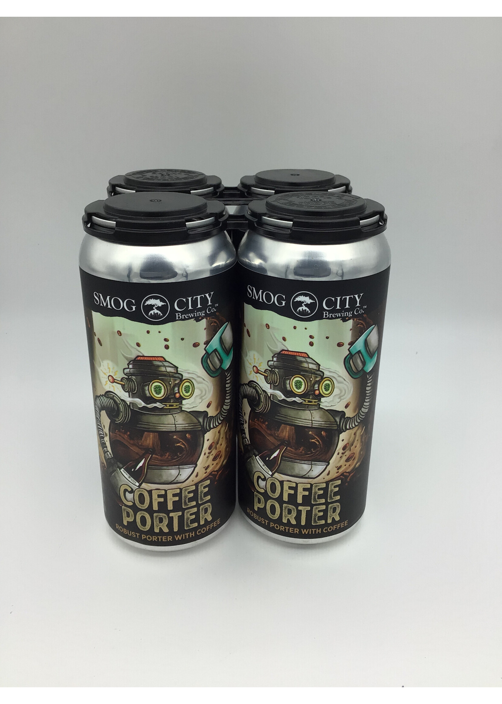 Smog City brew co. coffee porter 6% abv 4pk-16oz can