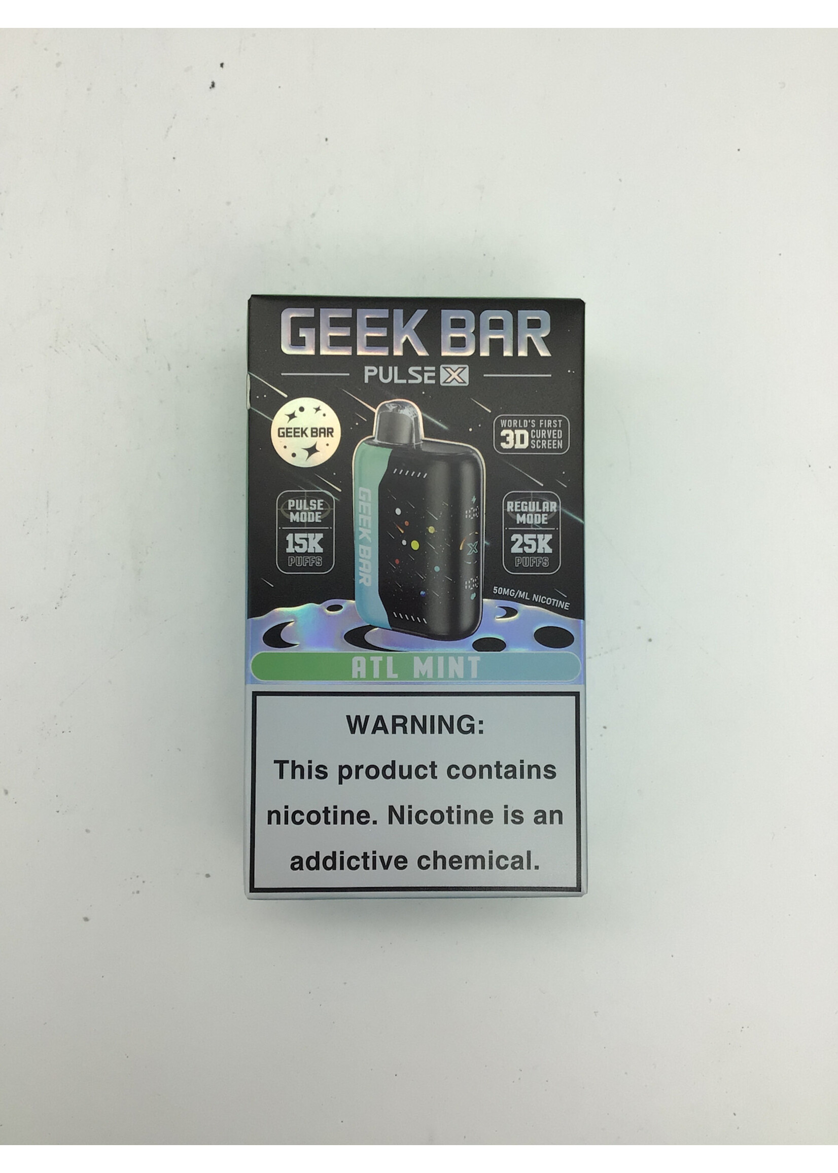 Geek Bar Pulse X  Atl Mint (25000puff) regular mode (15000) puffs