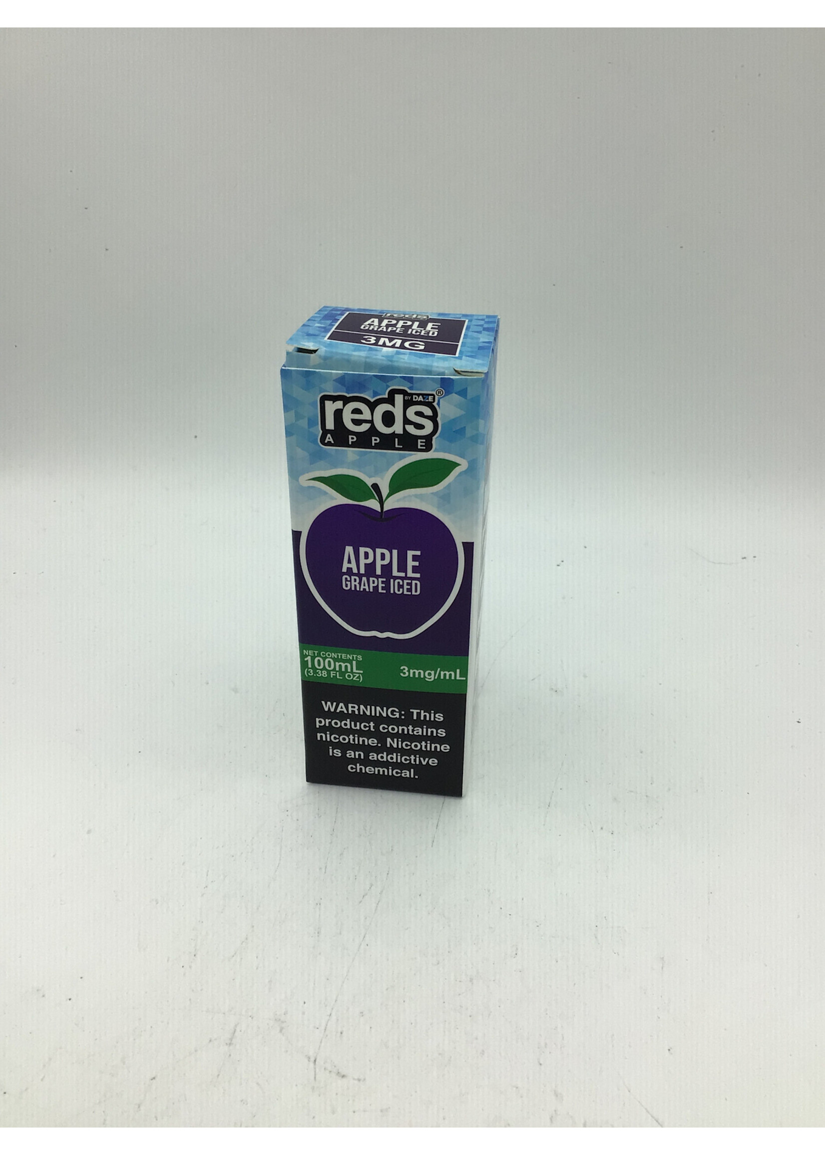 Daze Reds Apple Grape Iced Vape Juice 3mg 100ml